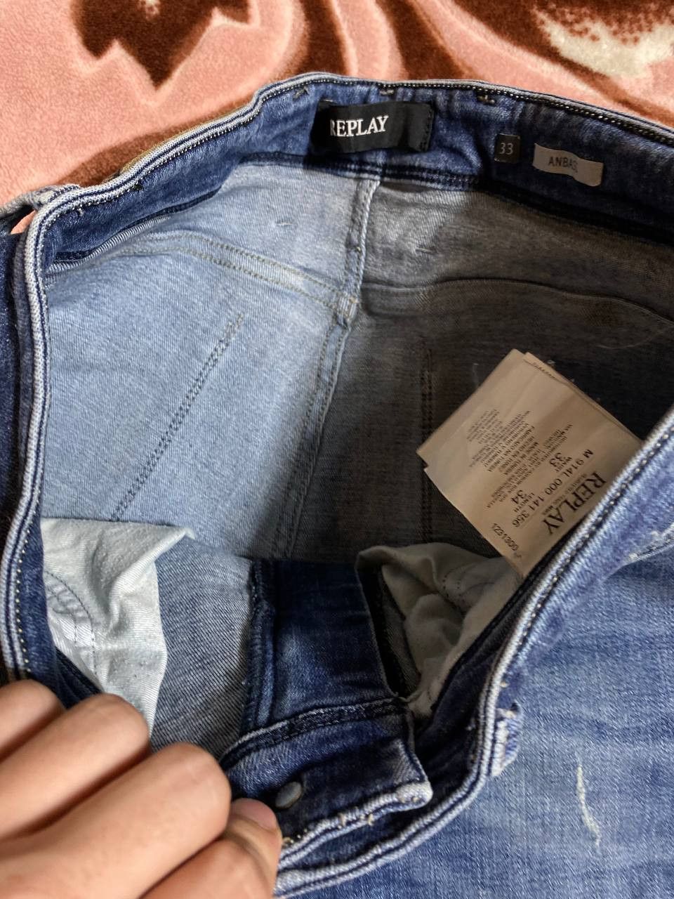 Vintage Vintage Distressed Faded Denim Pants Jeans Size US 33 - 14 Thumbnail