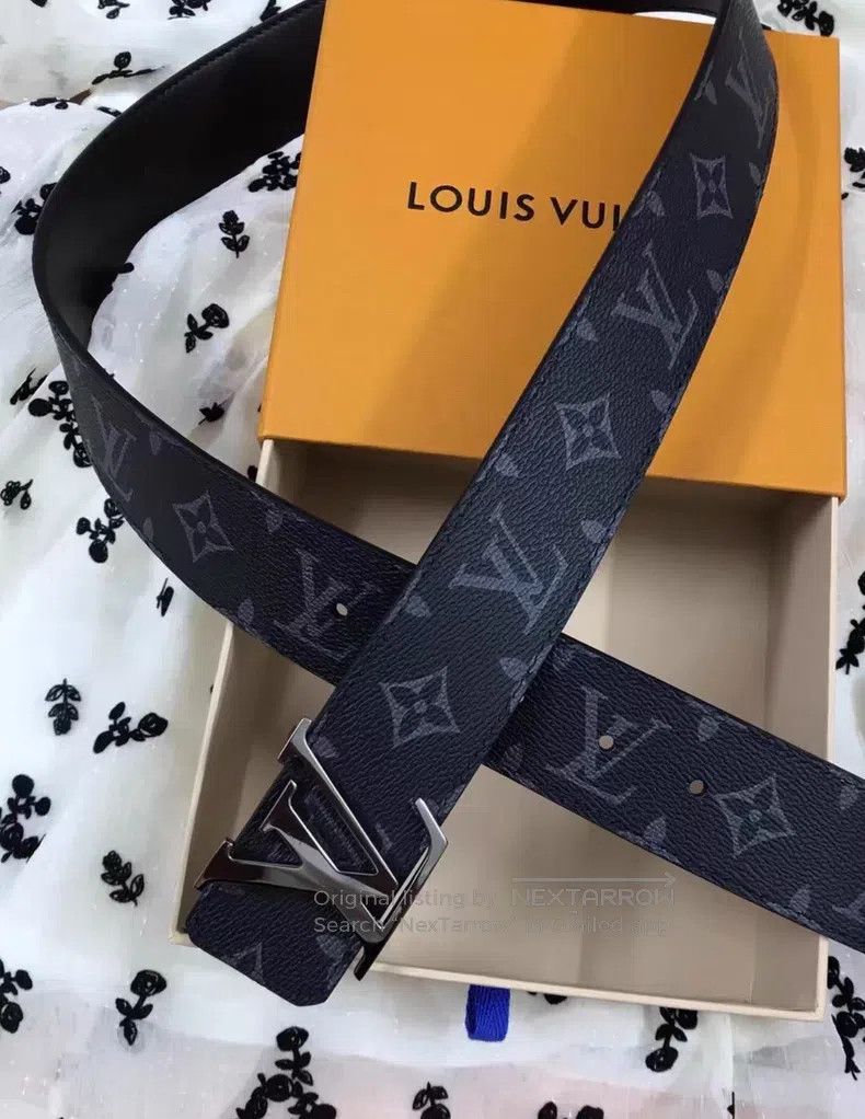 Louis Vuitton Louis Vuitton Black presbyopic belt Men's Classic Black Re Size ONE SIZE - 7 Thumbnail