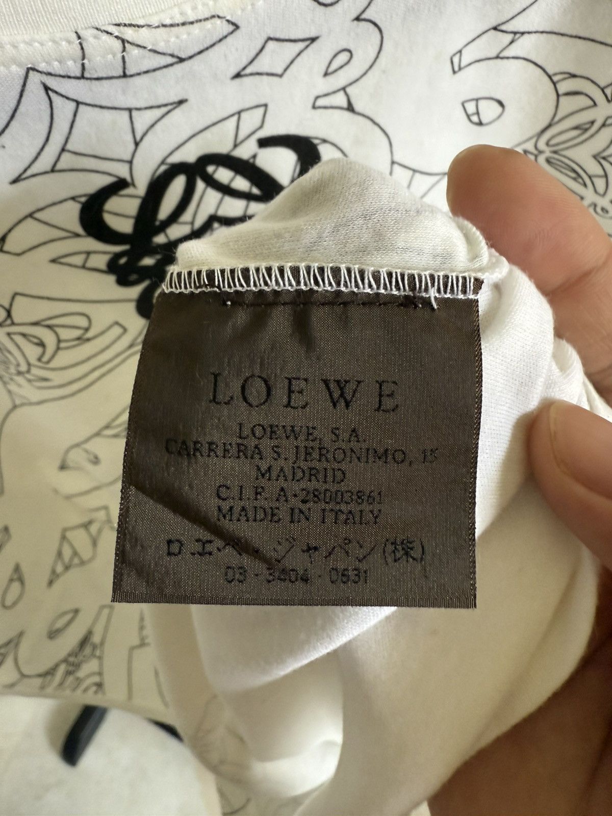Loewe Loewe full print anagram shirt Size S / US 4 / IT 40 - 8 Thumbnail
