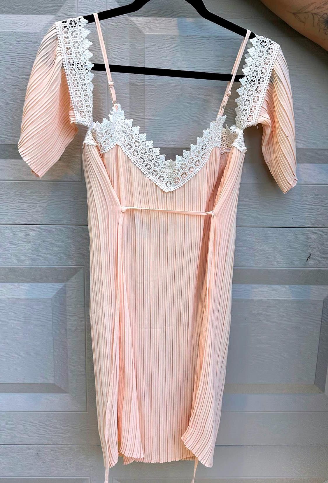 Designer Charming Romeo & Juliet Couture Dress with Lace Detail Size L / US 10 / IT 46 - 2 Thumbnail