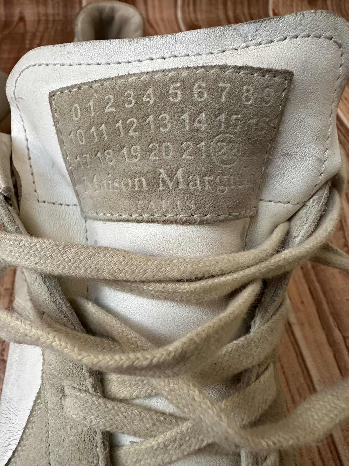 Maison Margiela Maison Margiela REPLICA GAT Gray/White Lowtop Sneaks Size US 9 / EU 42 - 16 Thumbnail