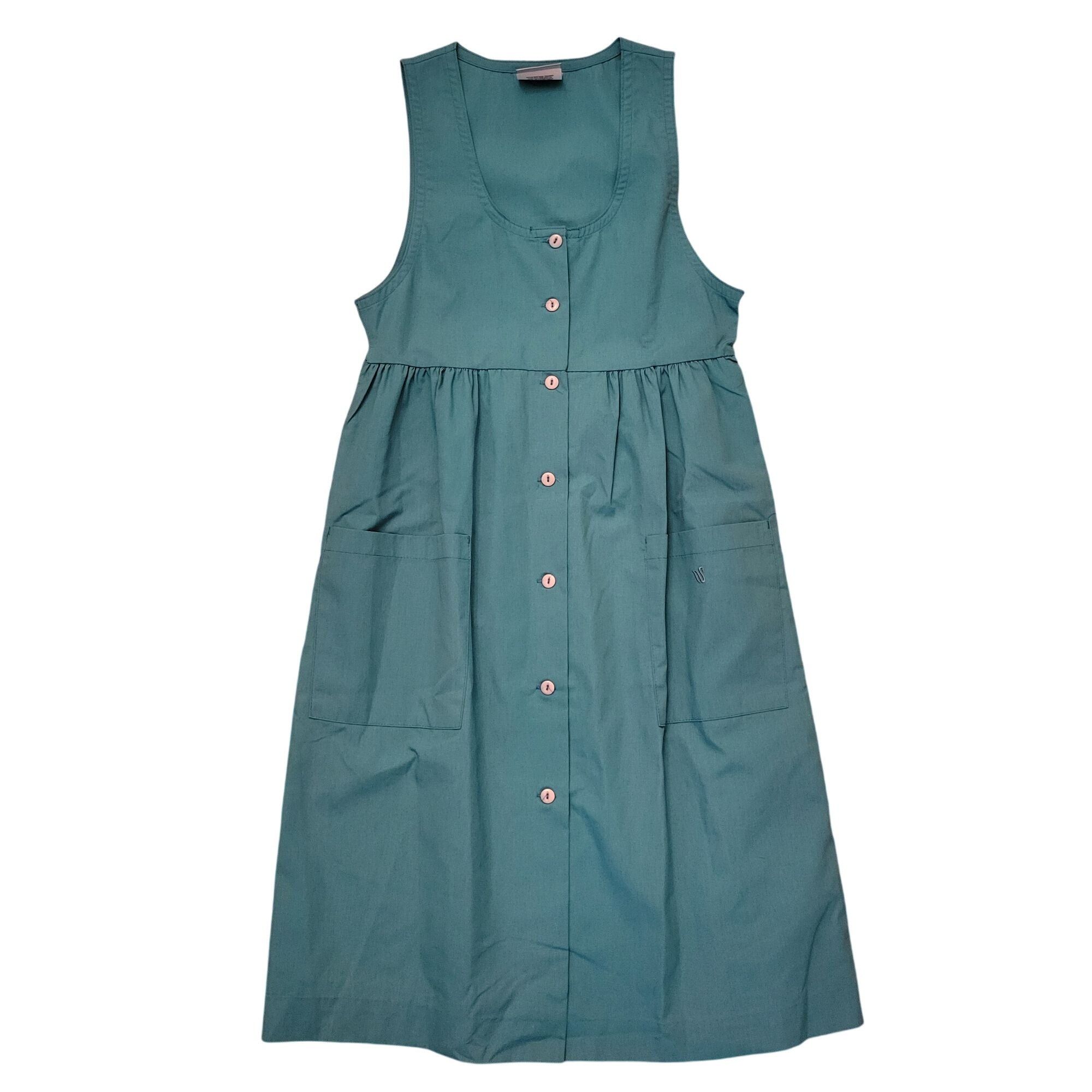 Other White Swan Working Scrubs Teal Button Front Dress S Nurse Co Size S / US 4 / IT 40 - 4 Thumbnail