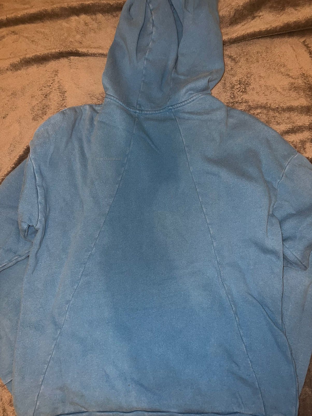 Topman Topman Front Pocket Hoodie (Baby Blue) Size US XS / EU 42 / 0 - 3 Thumbnail
