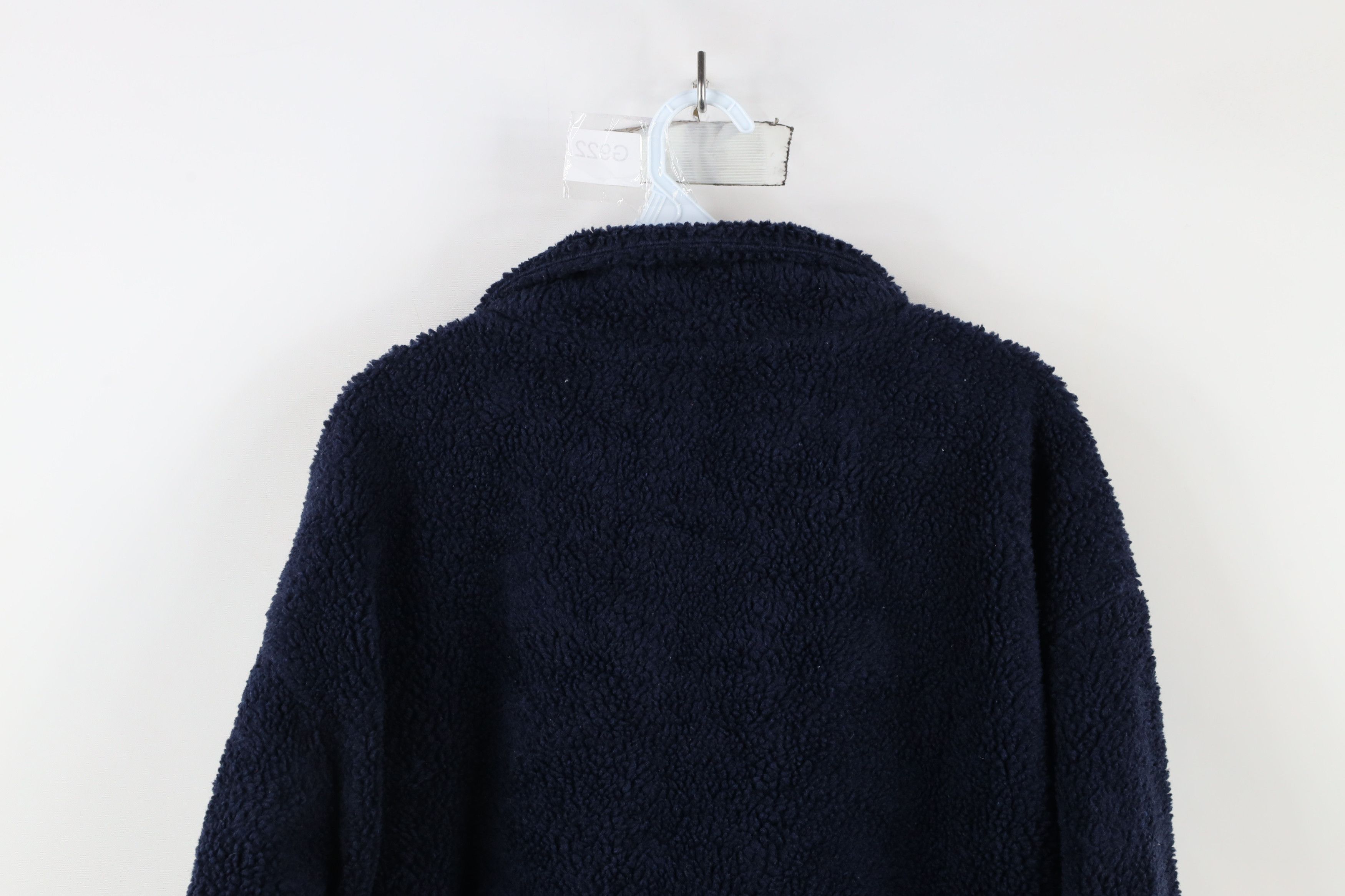 J.Crew × Vintage Vintage J Crew Deep Pile Fleece Half Zip Pullover Sweater Size M / US 6-8 / IT 42-44 - 10 Thumbnail