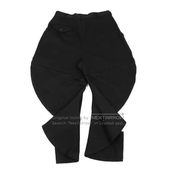 Comme des Garcons Comme Des Garcons size S Black retro arc deformation pants Size 23" - 3 Thumbnail