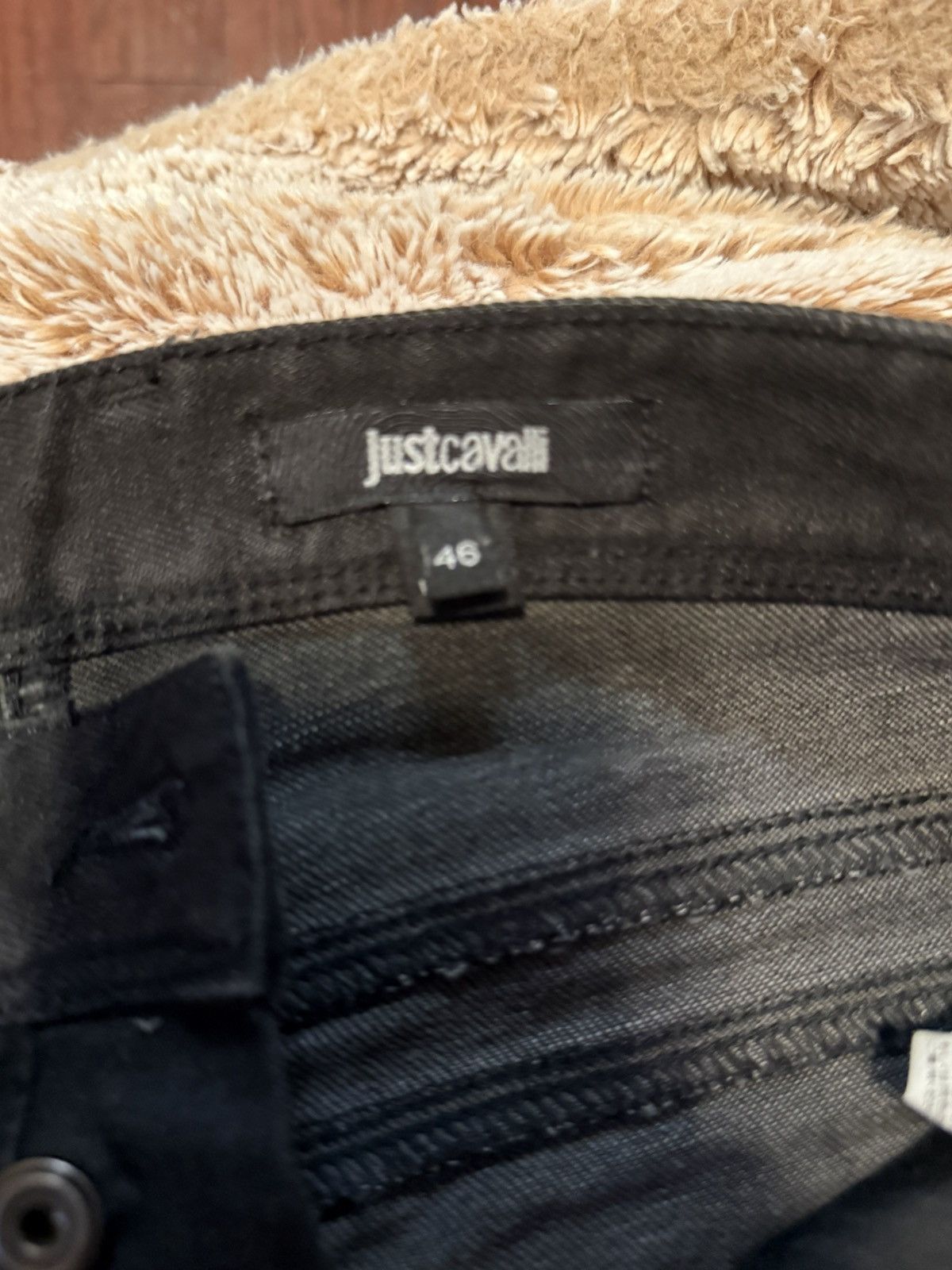 Just Cavalli Black distressed JustCavalli Jeans Size US 29 - 8 Thumbnail