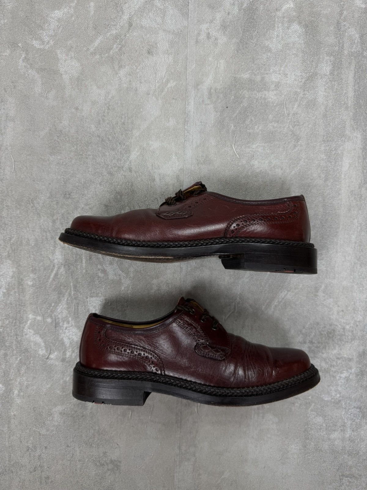 LLOYD Lloyd Marac Mens derby brown leather shoes Men classic shoes Size US 6 / EU 39 - 3 Thumbnail