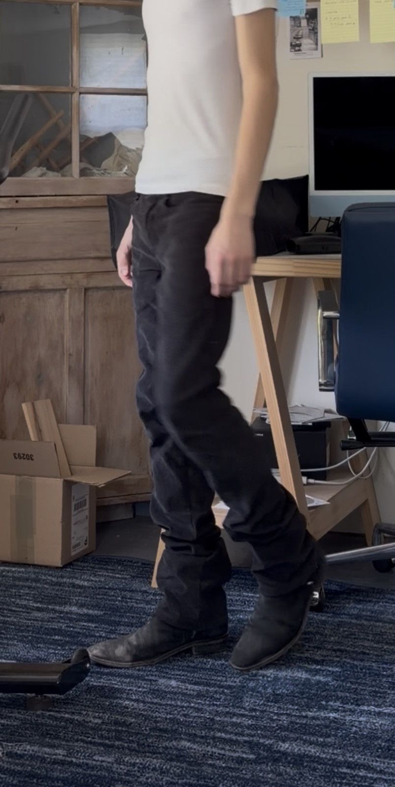 Hedi Slimane Black Corduroy Bootcut Size US 28 / EU 44 - 6 Thumbnail