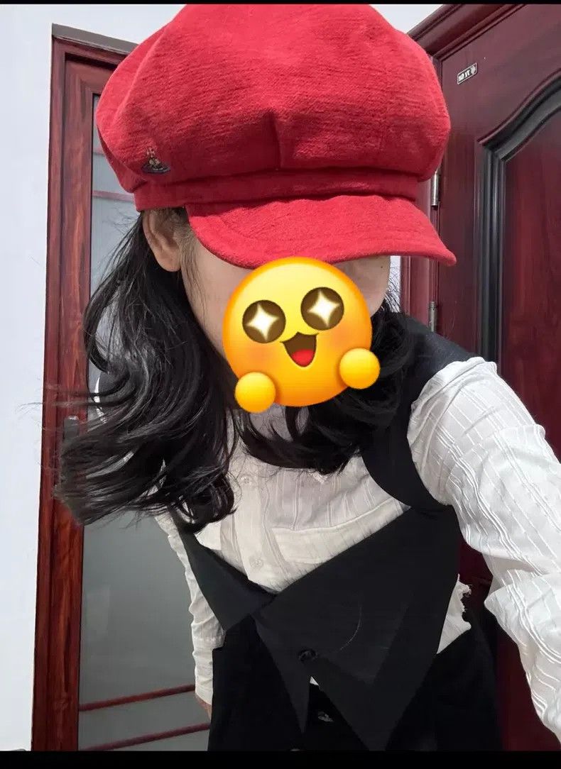 Vivienne Westwood Vivienne Westwood Red Newsboy Cap Size ONE SIZE - 5 Thumbnail