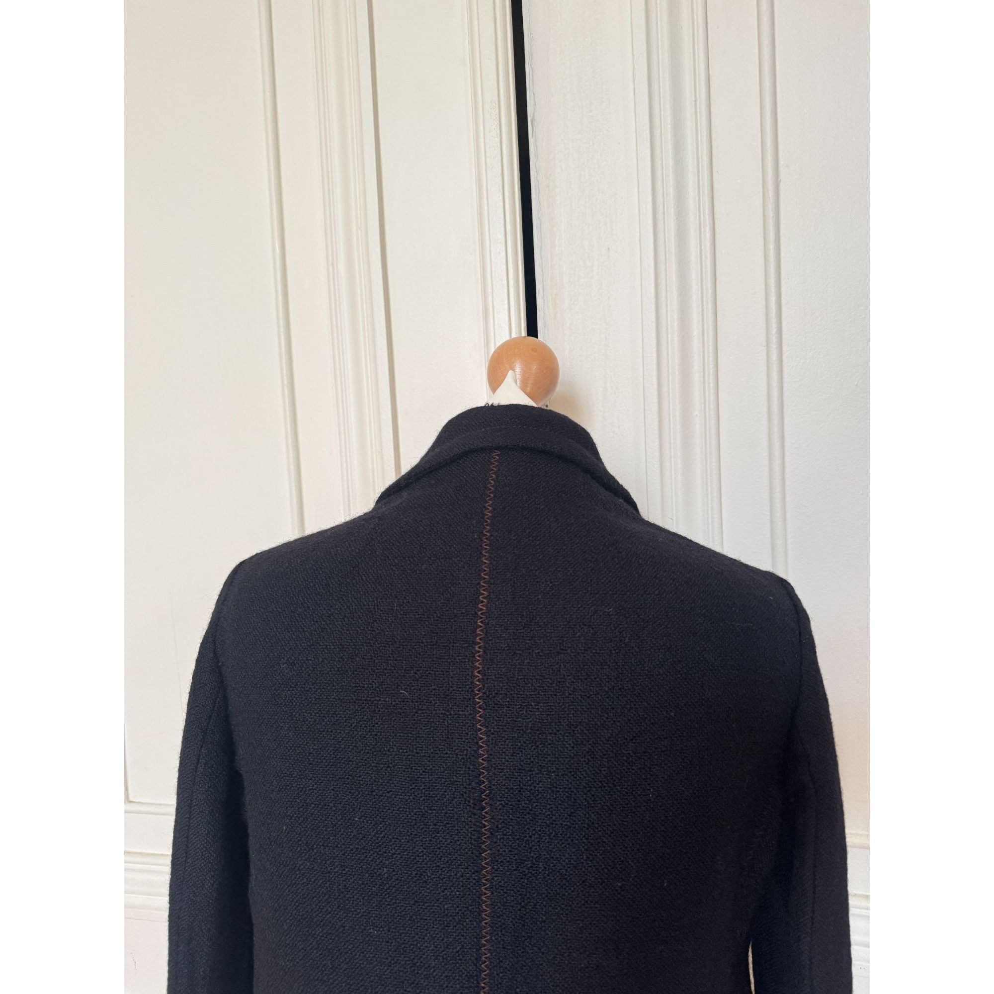 Miu Miu Black Wool Jacket Size S / US 4 / IT 40 - 5 Thumbnail