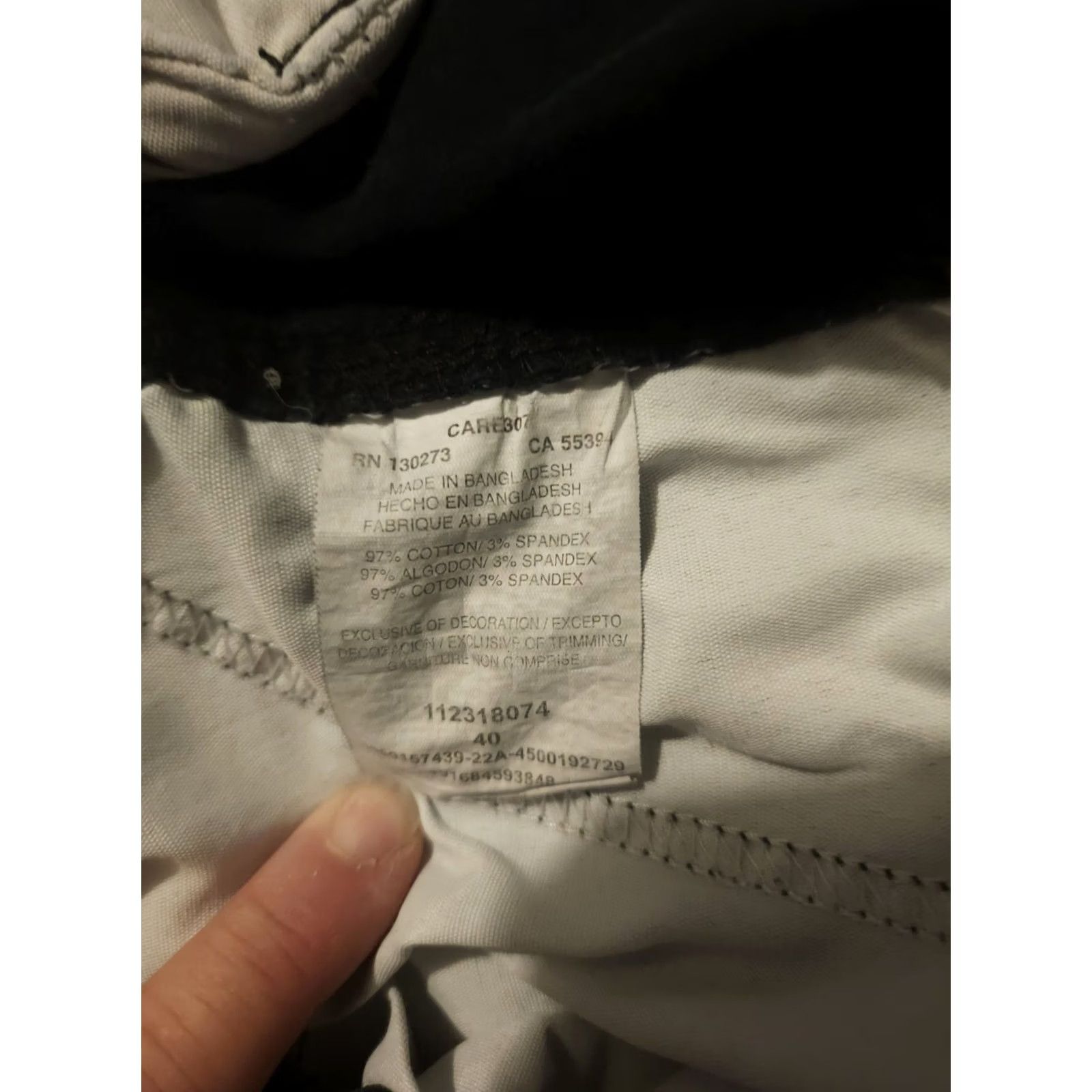 Lee LEE Cargo Shorts Men 40 Black Mid Rise Casual Outdoor Hiking Active Size US 40 / EU 56 - 3 Thumbnail