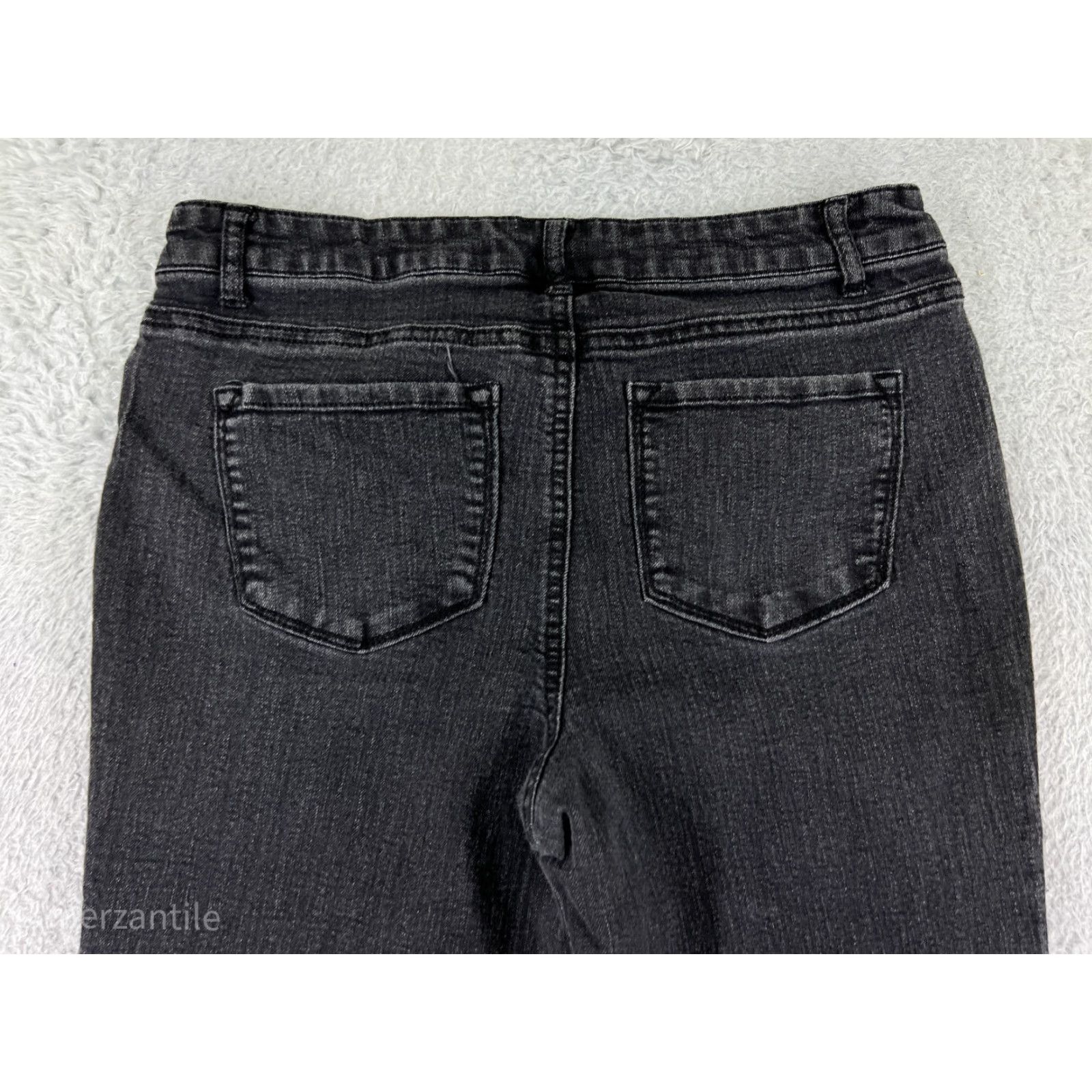 Vintage Wishful Park Jeans Womens 11 Dark Gray Cotton Polyester Blend Bootcut Size 27" / US 4 / IT 40 - 3 Thumbnail