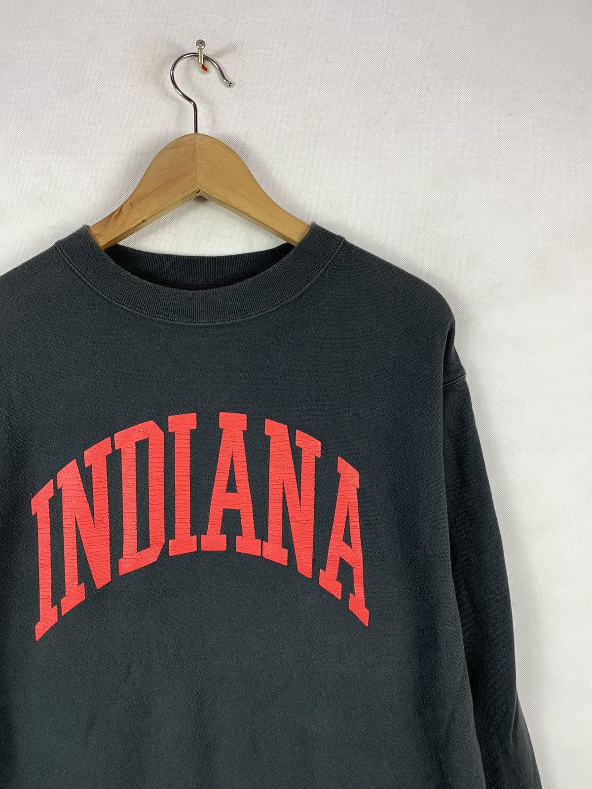 Japanese Brand Steals! Rag Machine Indiana Spellout Sweatshirt Size US M / EU 48-50 / 2 - 2 Thumbnail