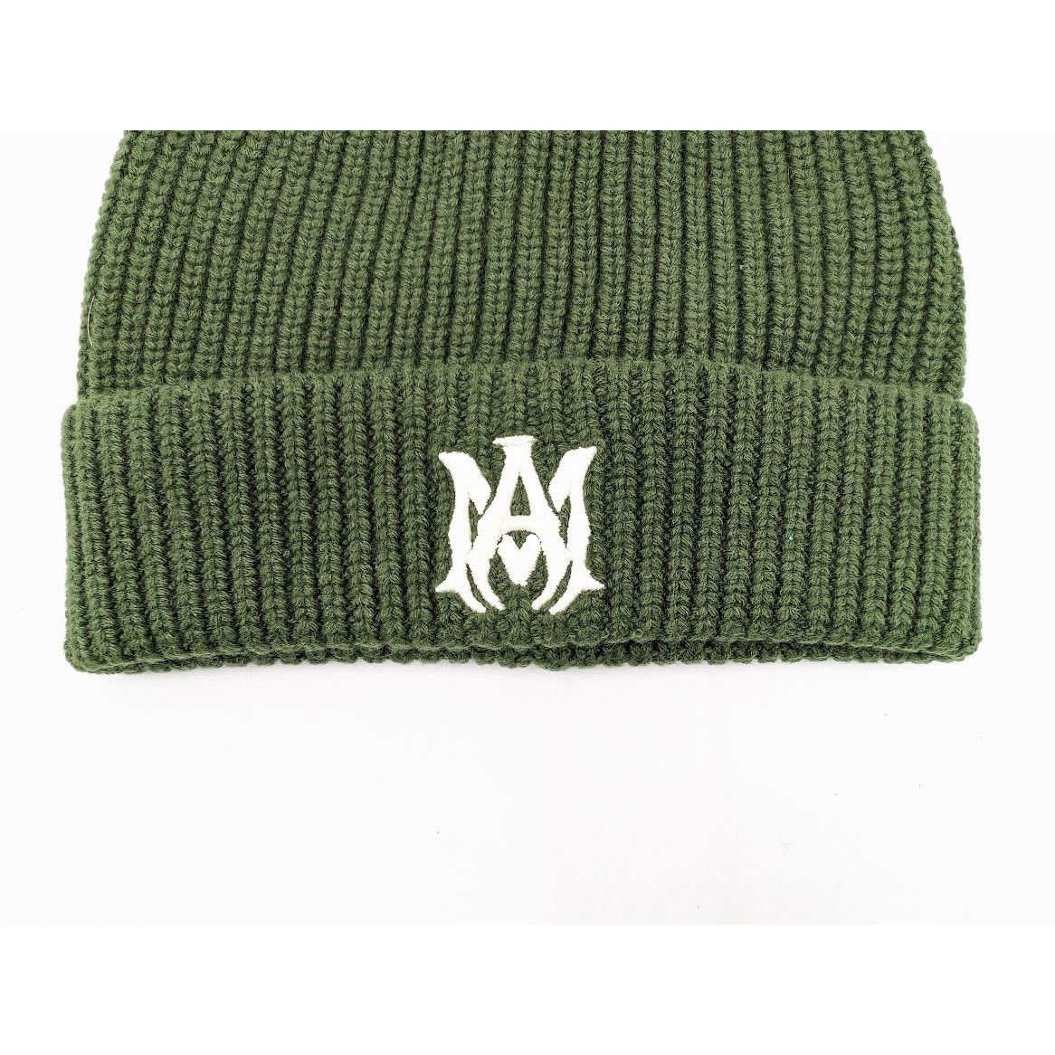 Amiri o1rshd1 Q:19 / Size: OS / MA Beanie Hat / Cap in Green Size ONE SIZE - 3 Thumbnail