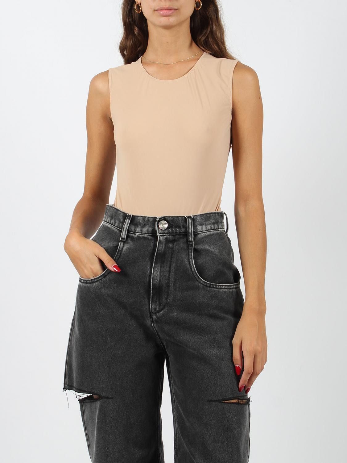 Maison Margiela Maison Margiela Bodysuit Woman Nude Size XS / US 0-2 / IT 36-38 - 1 Thumbnail