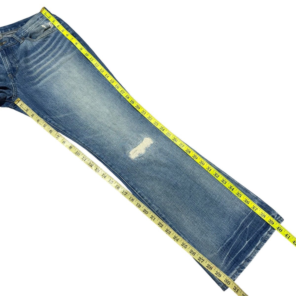 PPFM PPFM Repaired Denim Flare Jeans Size US 30 / EU 46 - 20 Thumbnail