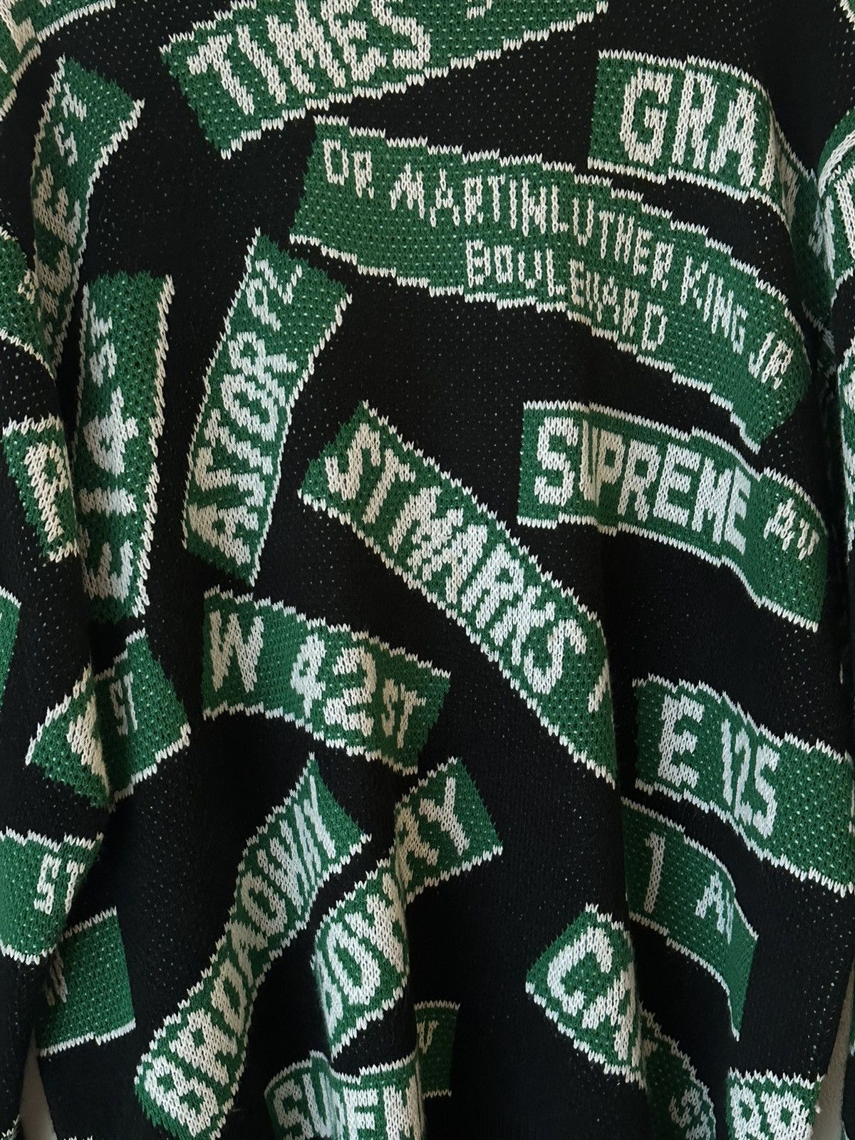 Supreme Supreme Street Signs Sweater Size US XL / EU 56 / 4 - 2 Thumbnail