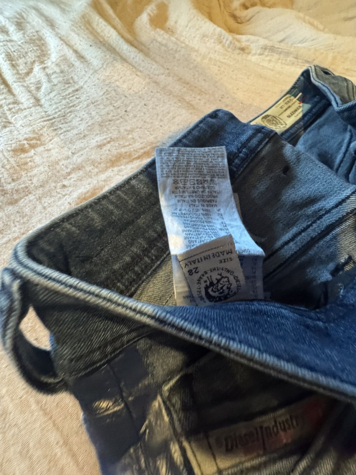 Diesel DIESEL denim jeans with blue detail on the sides Size US 28 / EU 44 - 7 Thumbnail
