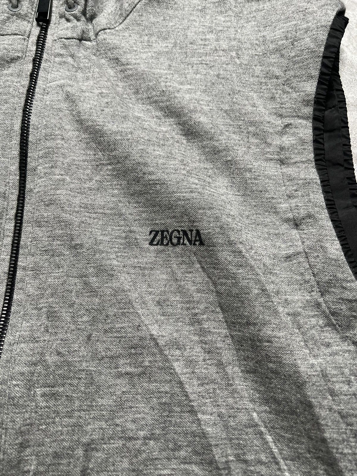 Ermenegildo Zegna Zegna Logo Reversible Zephyr Vest Size US L / EU 52-54 / 3 - 7 Thumbnail