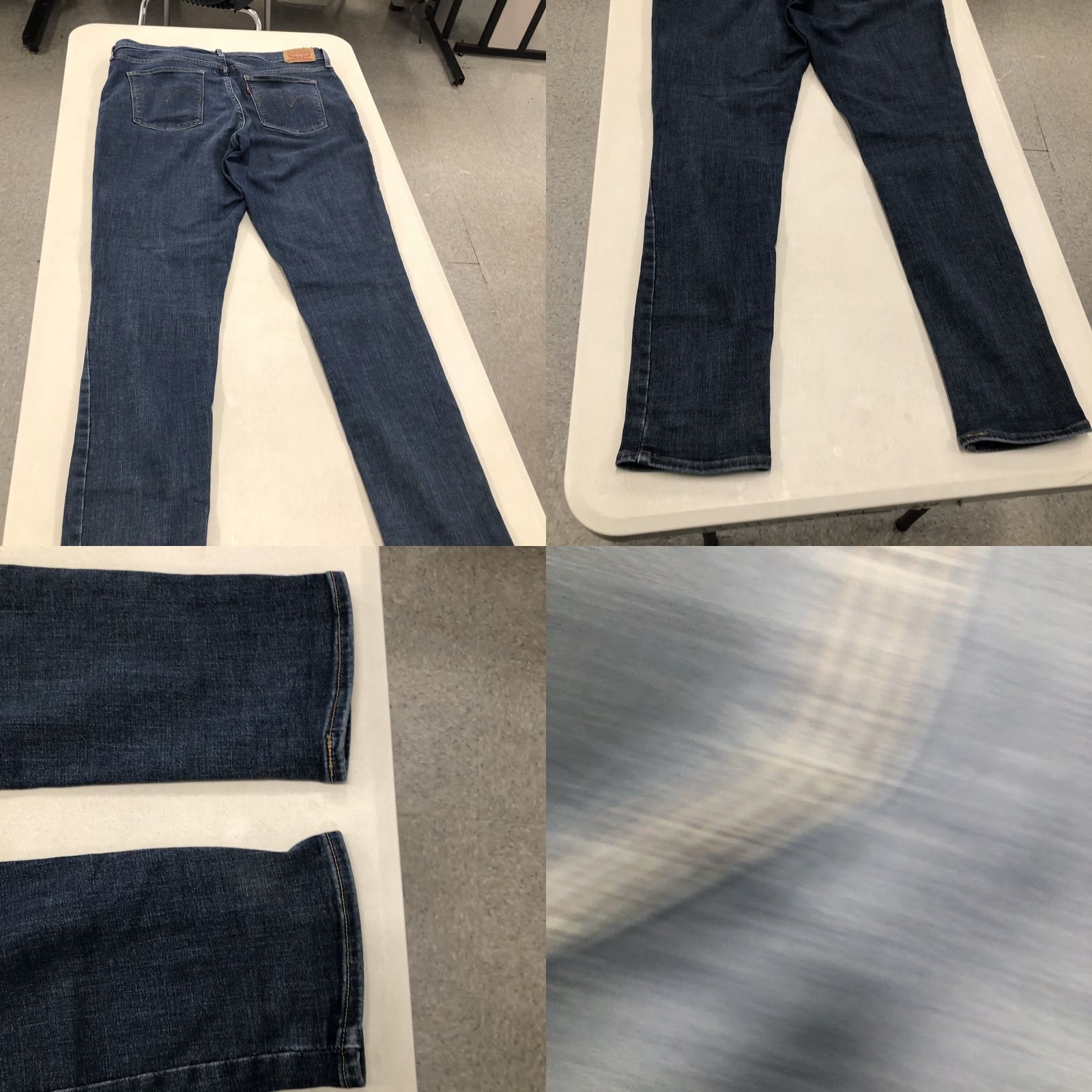 Levi's Levi's Women's 311 Shaping Skinny Jeans 34x31 Blue Denim Jeans Mid Rise 5-Pocket Logo Zipper Button 311 Shaping Skinny Regular Fit Ladies Girls, 90s? Size 24" / US 00 / IT 34 - 9 Thumbnail