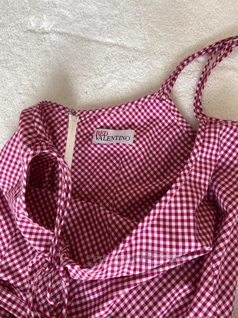 Valentino Valentino Houndstooth dinner dress Size S / US 4 / IT 40 - 7 Thumbnail