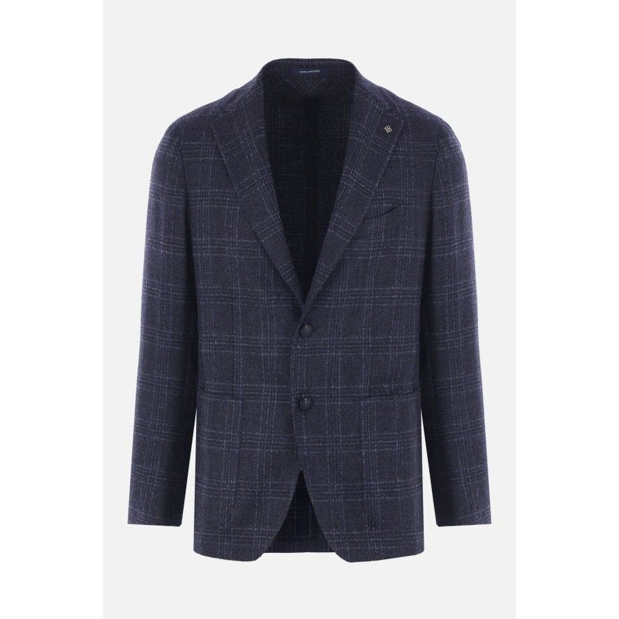 Tagliatore TAGLIATORE Wool Blend Blue Single Breasted Jacket New & Auth Size US M / EU 48-50 / 2 - 1 Thumbnail