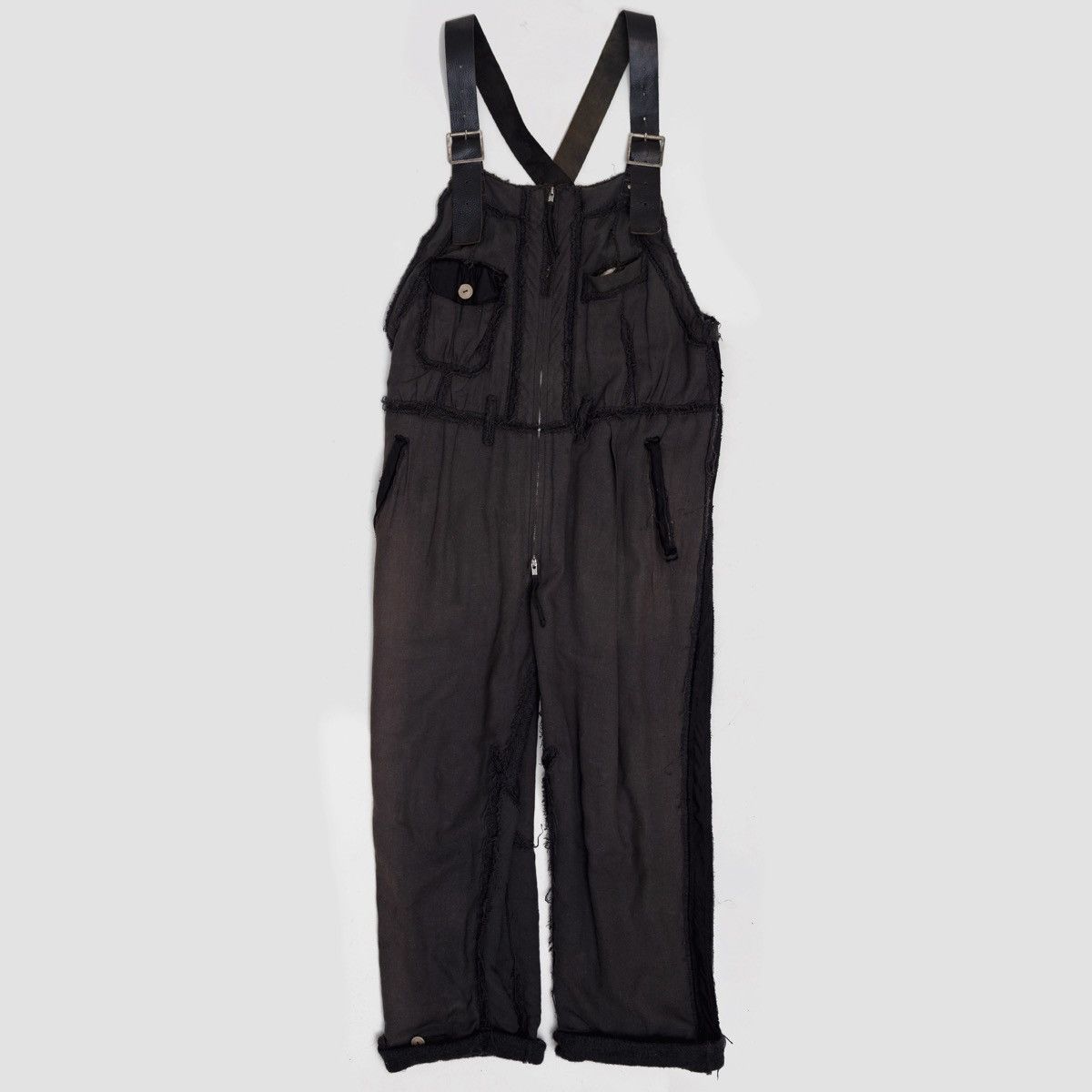 Takahiromiyashita The Soloist. fall 2011 Cocktail Overalls (charcoal) Size US 32 / EU 48 - 3 Thumbnail