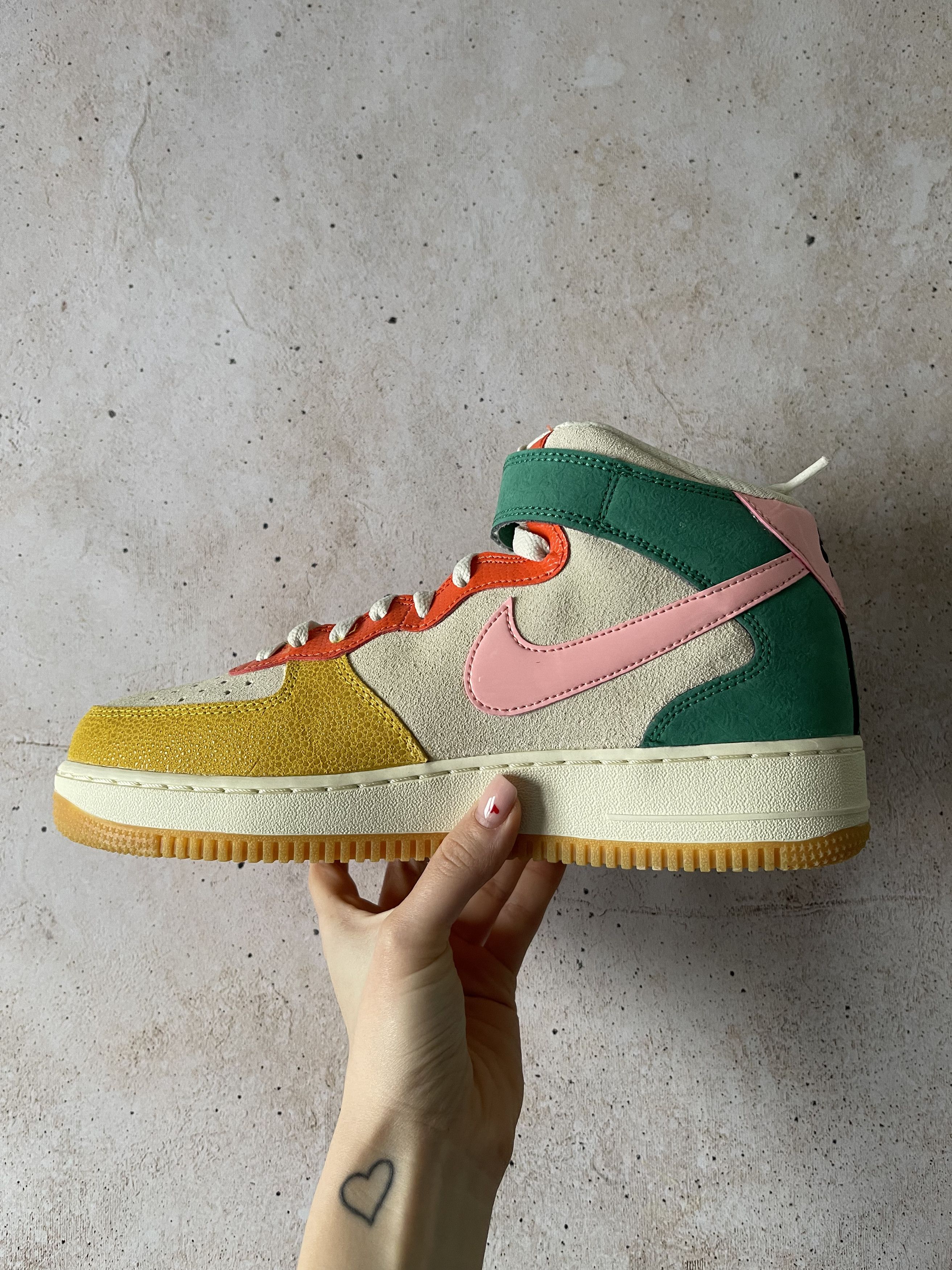 Nike Nike Air Force 1 Mid NH Vivid Sulfur Rush Orange Size US 9.5 / EU 42-43 - 2 Thumbnail