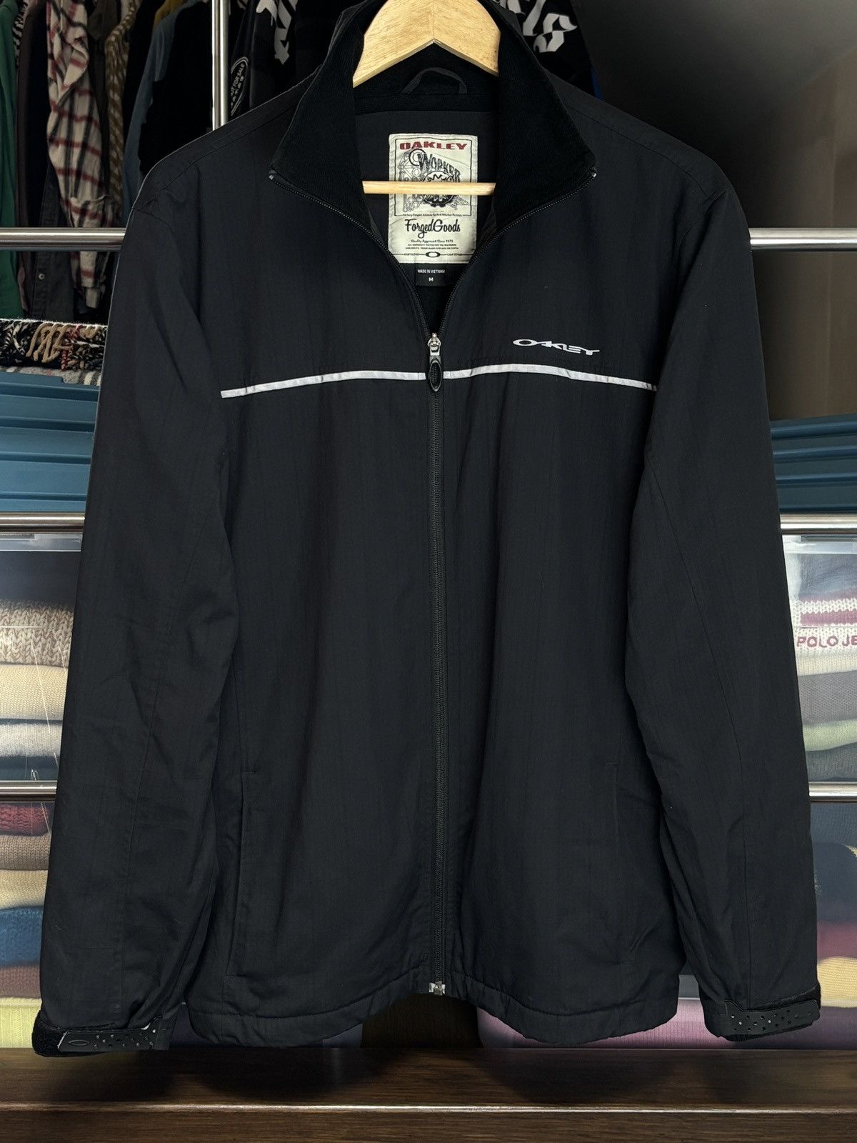 Oakley Oakley Vintage Zip Up Light Track Jacket Size US M / EU 48-50 / 2 - 1 Thumbnail