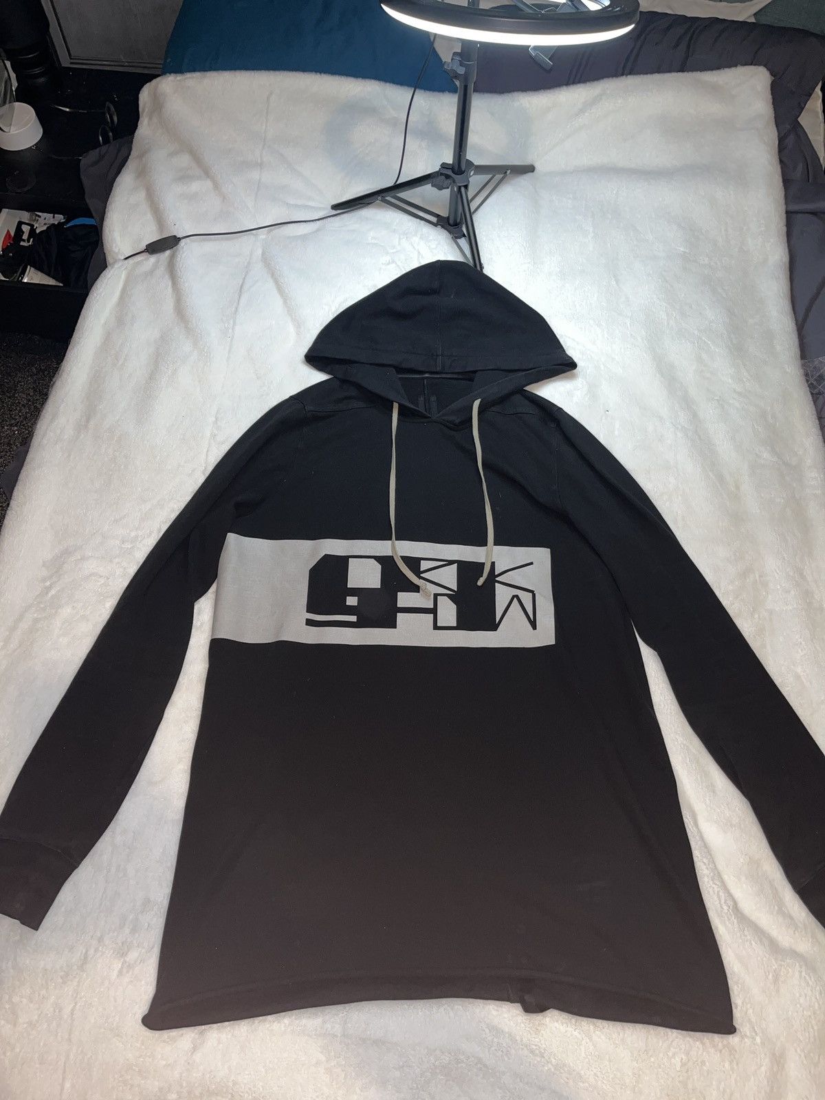 Rick Owens × Rick Owens Drkshdw Rick Owens DRKSHDW elongated hoodie Size US L / EU 52-54 / 3 - 1 Thumbnail