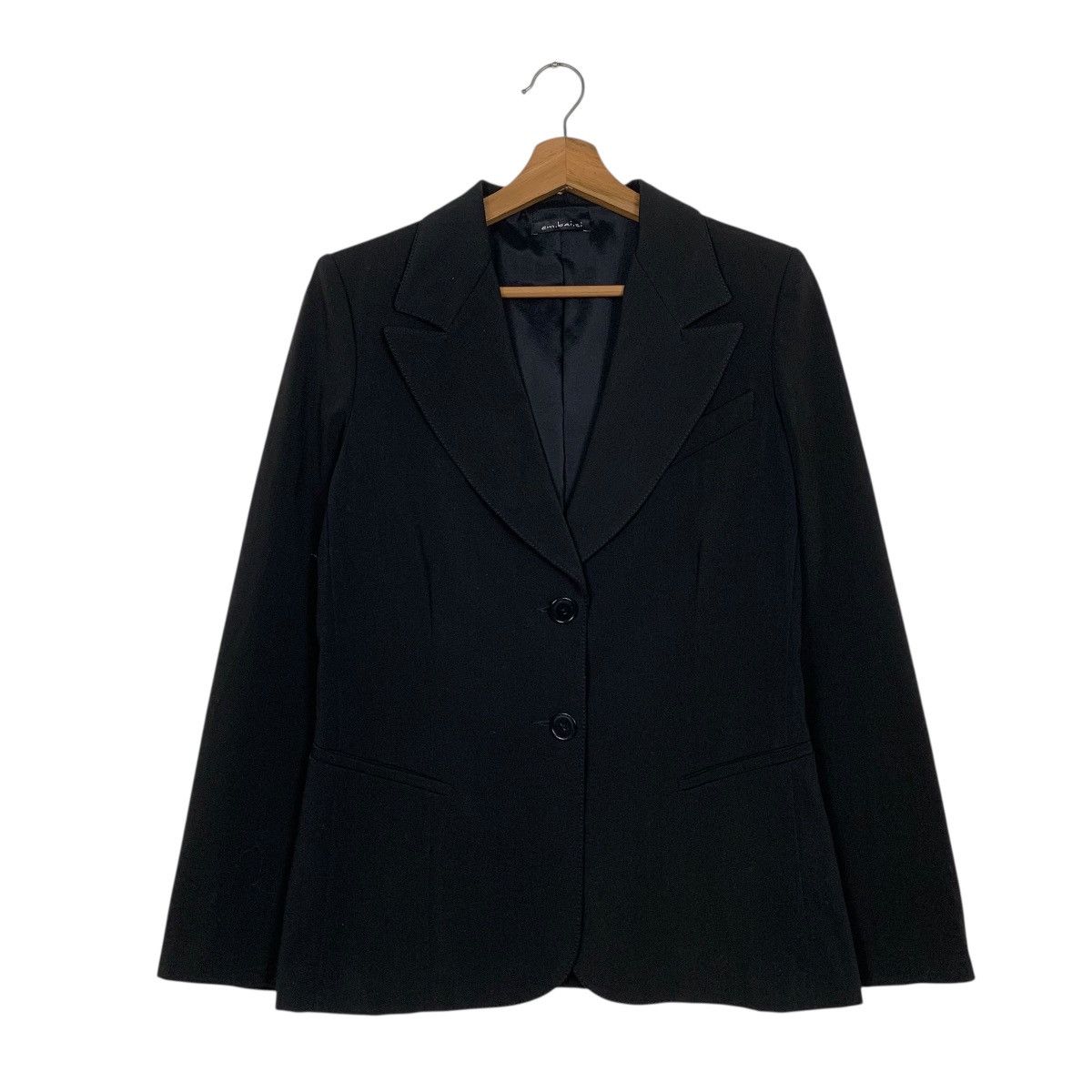 Other Made In Italy Embaisi Black Jacket Size M / US 6-8 / IT 42-44 - 1 Thumbnail