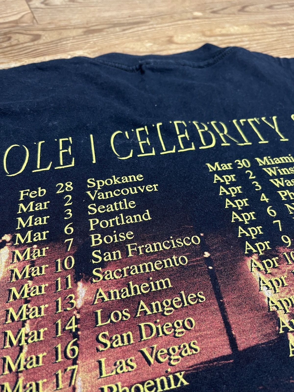 Band Tees × Giant Hole Celebrity Skin 1999 tour tee Size US M / EU 48-50 / 2 - 10 Thumbnail