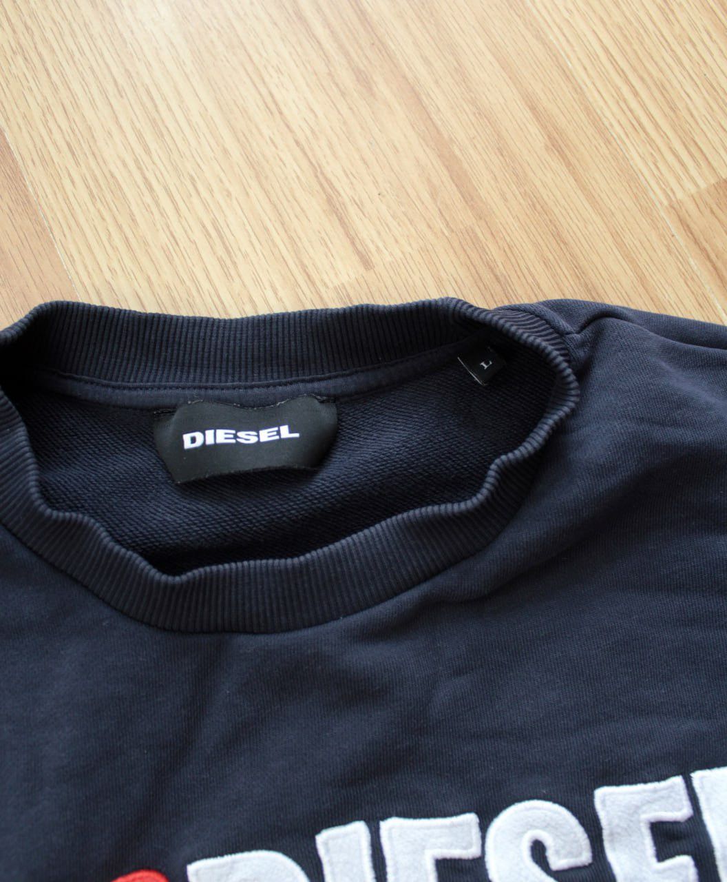 Diesel 🔥 Diesel Big Logo Baggy Vintage Sweatshirt Pullover Hoodie Size US L / EU 52-54 / 3 - 3 Thumbnail