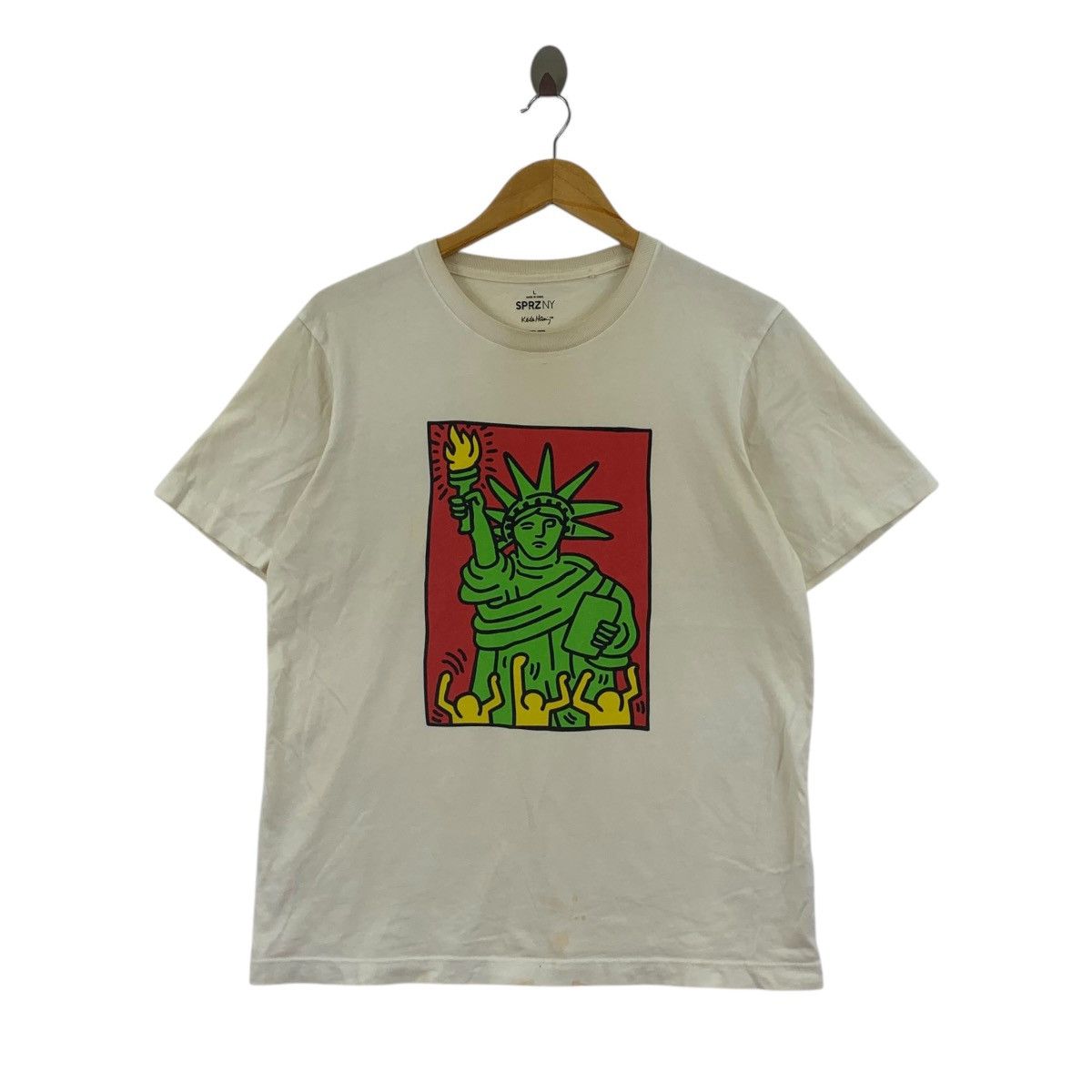 Keith Haring KEITH HARING x UNIQLO TUTTOMONDO Pisa 89 Tee Shirt Top Pop Size L / US 10 / IT 46 - 1 Thumbnail