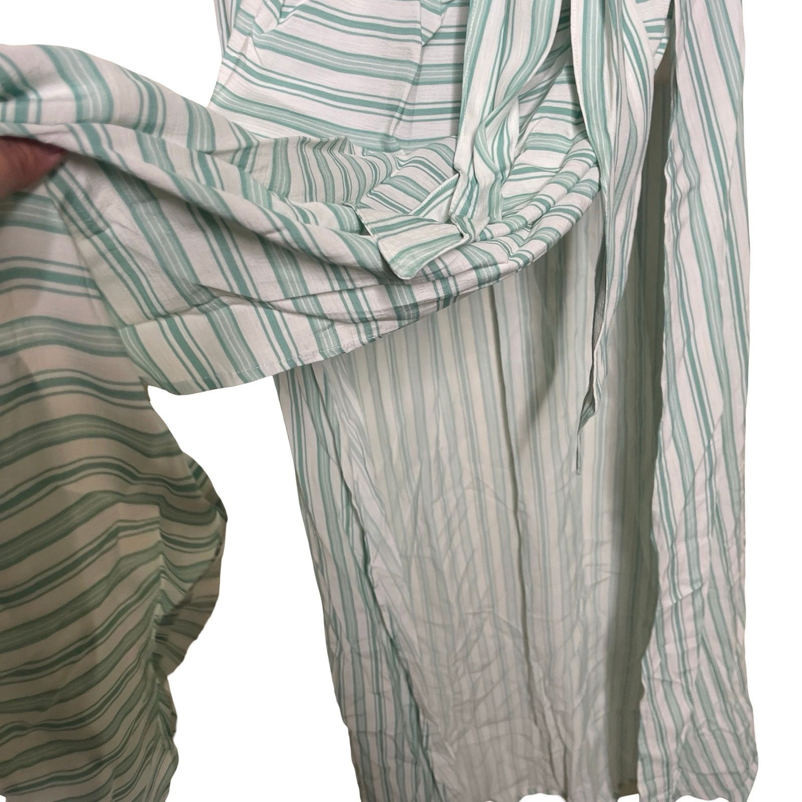 AGUA by Agua Bendita AGUA BENDITA Amaia Maxi Skirt and Top set Blue Stripe Pool Size 26" / US 2 / IT 38 - 13 Thumbnail
