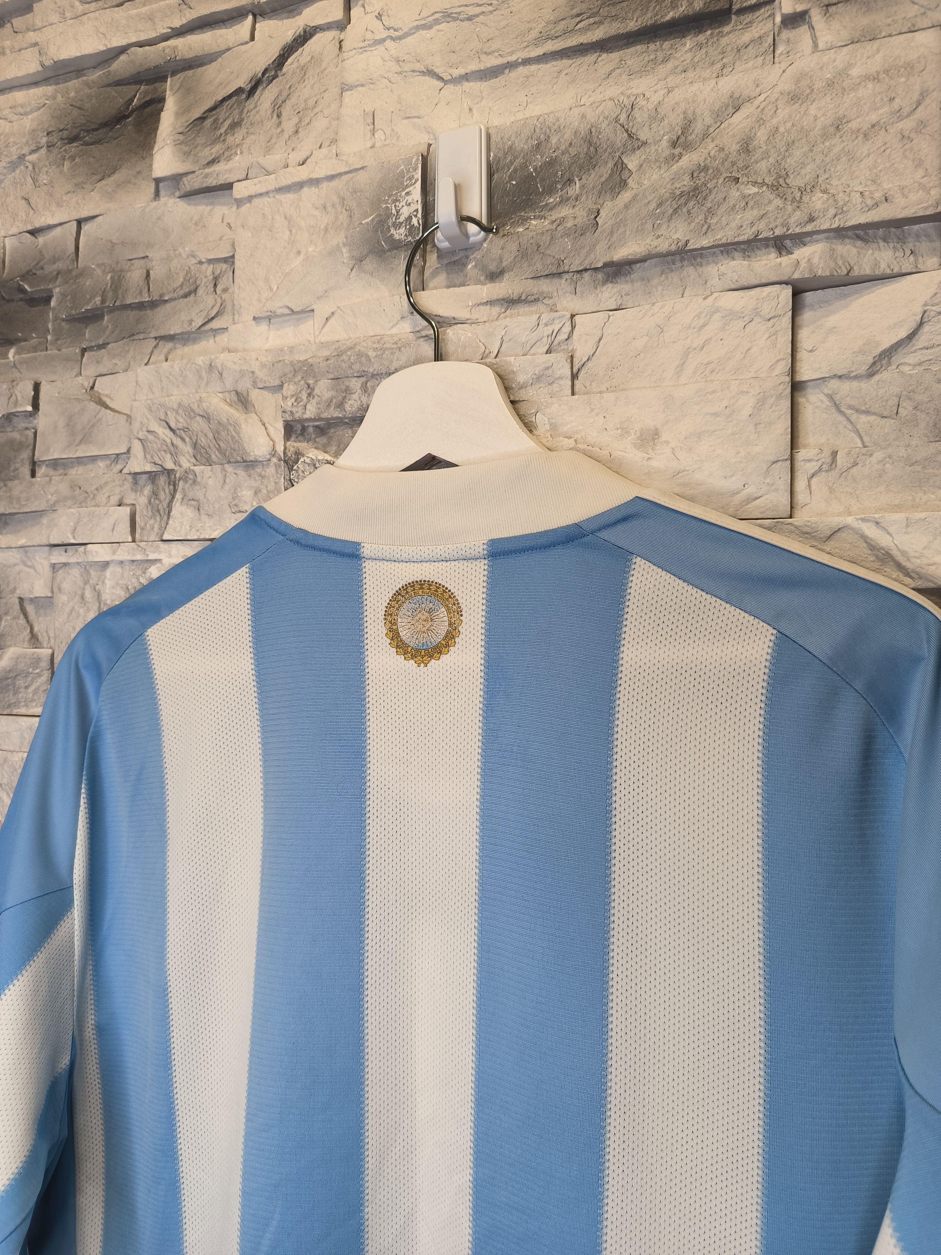 Adidas Adidas Argentina 2010 Jersey Shirt National Team Vintage Size US L / EU 52-54 / 3 - 4 Thumbnail