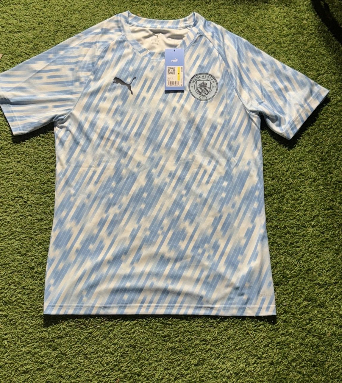 Puma Manchester City 25/26 Pre Match Training Jersey Mens M NWT Size US M / EU 48-50 / 2 - 1 Thumbnail
