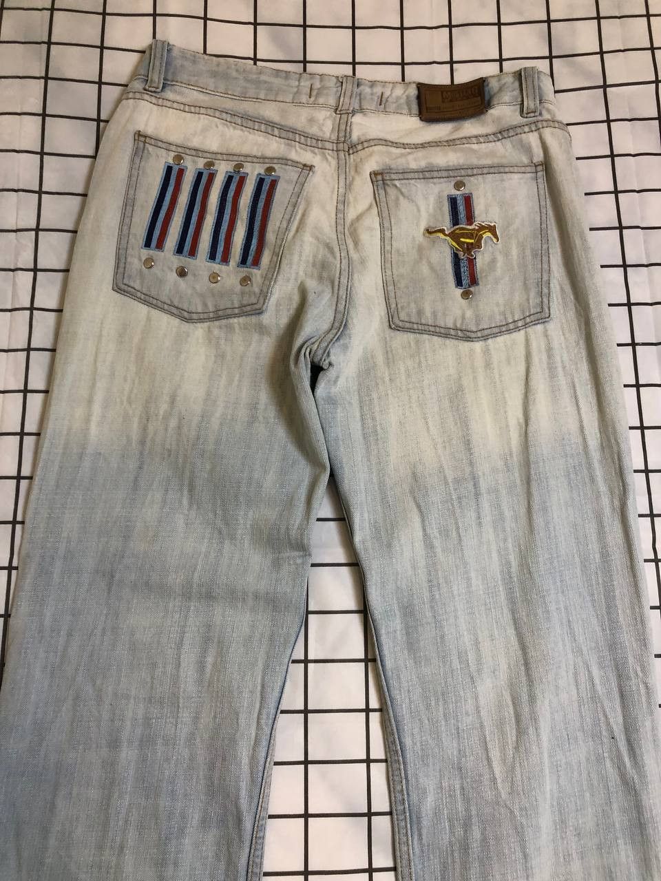 Mustang Vintage MUSTANG Jeans Faded Blue Denim Size US 32 / EU 48 - 22 Thumbnail