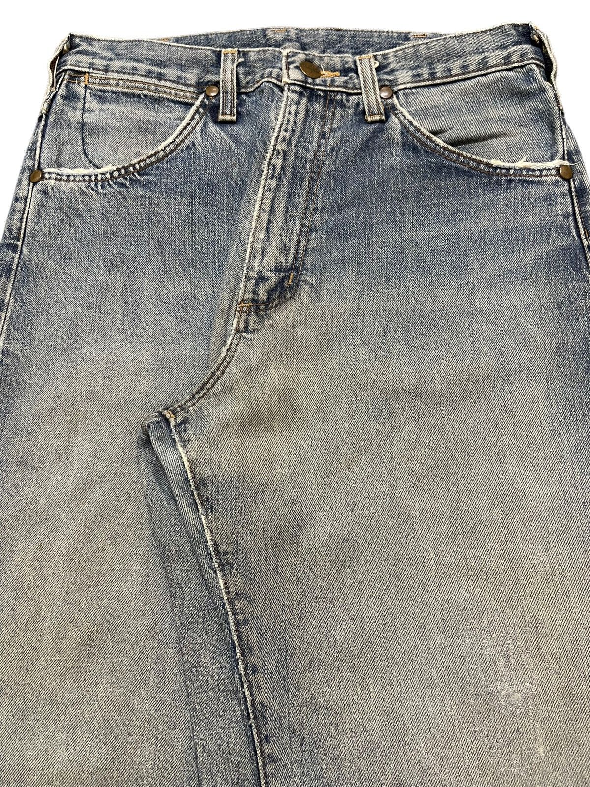 Wrangler Vintage Wrangler Selvedge Baggy Faded Wash Distressed Jeans Size US 28 / EU 44 - 5 Thumbnail