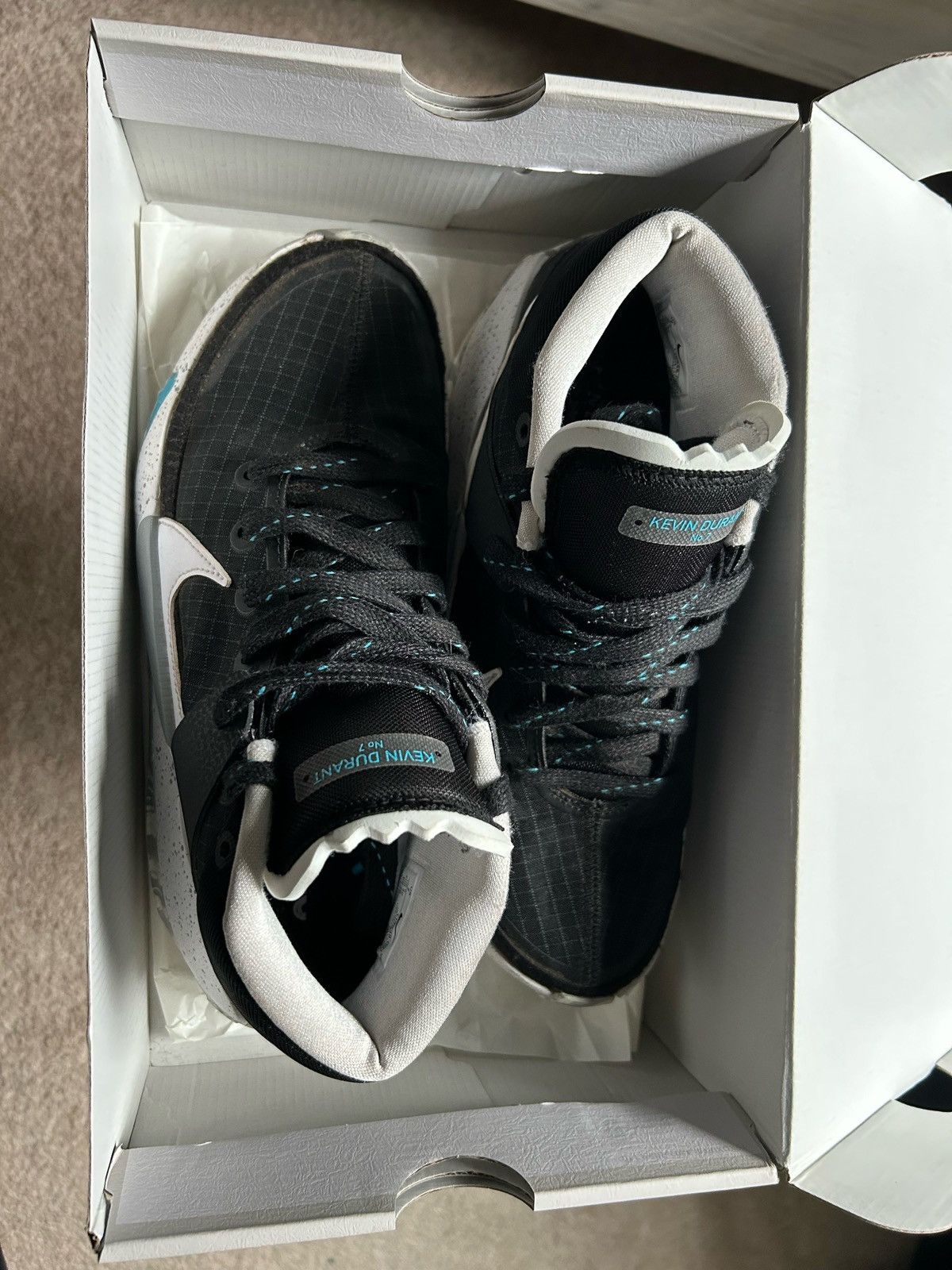 Nike KD 13 Black Grey Size US 7 / EU 40 - 2 Thumbnail