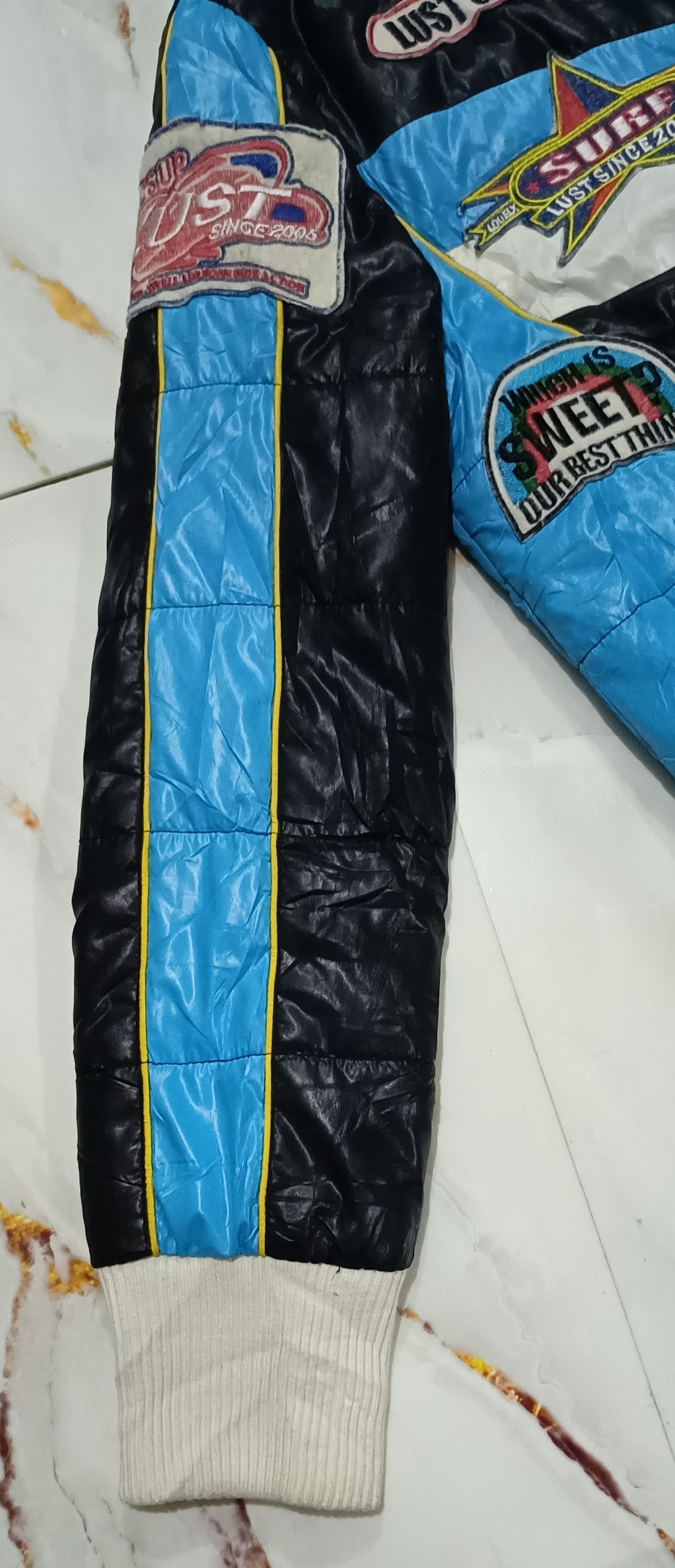 Beauty Beast 2005 Lust Racing Full Of Embroidery Fur Puffer Jacket Size S / US 4 / IT 40 - 8 Thumbnail