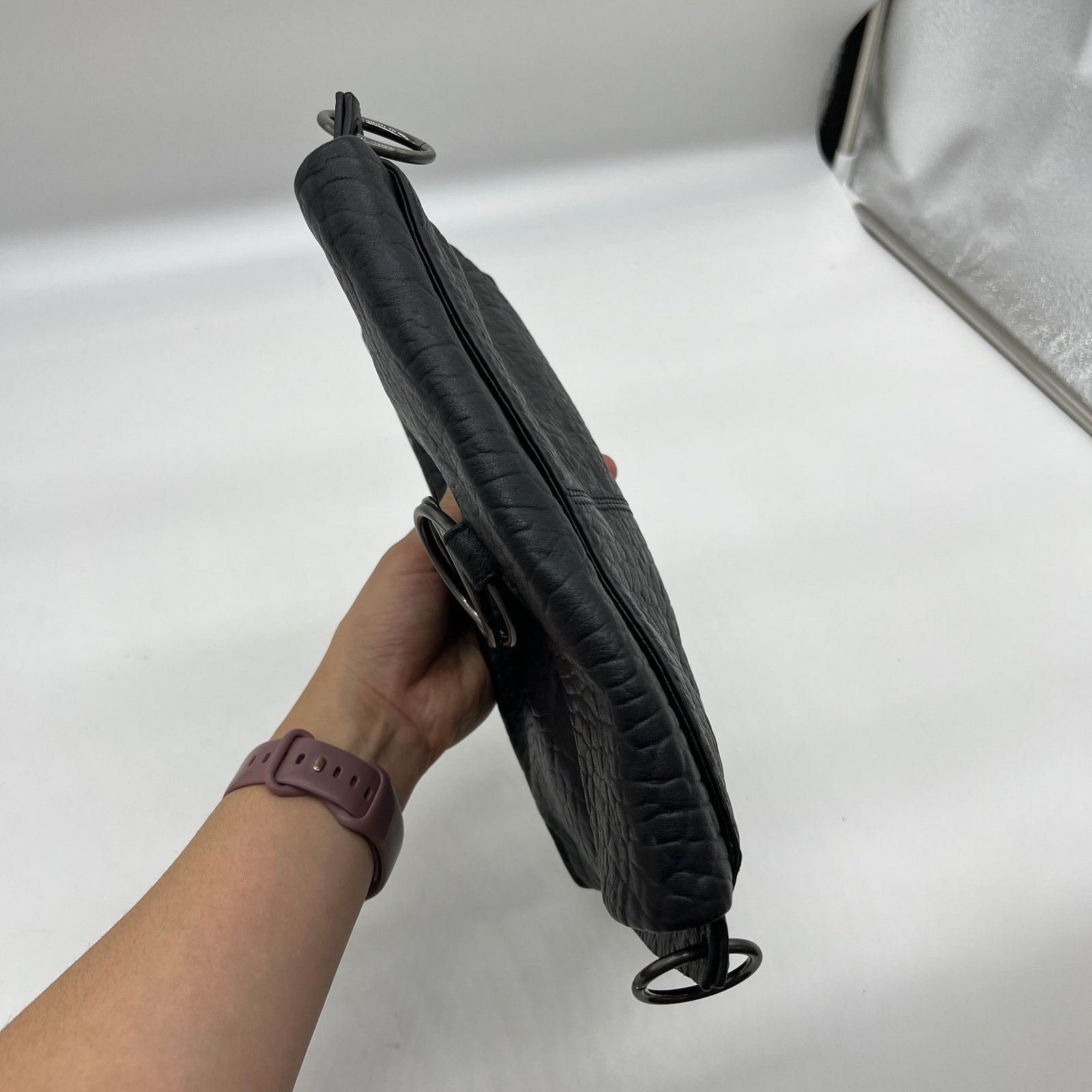 Other Vince Camuto Bubble Lamb Leather Livy Crossbody Bags Black Size ONE SIZE - 11 Thumbnail