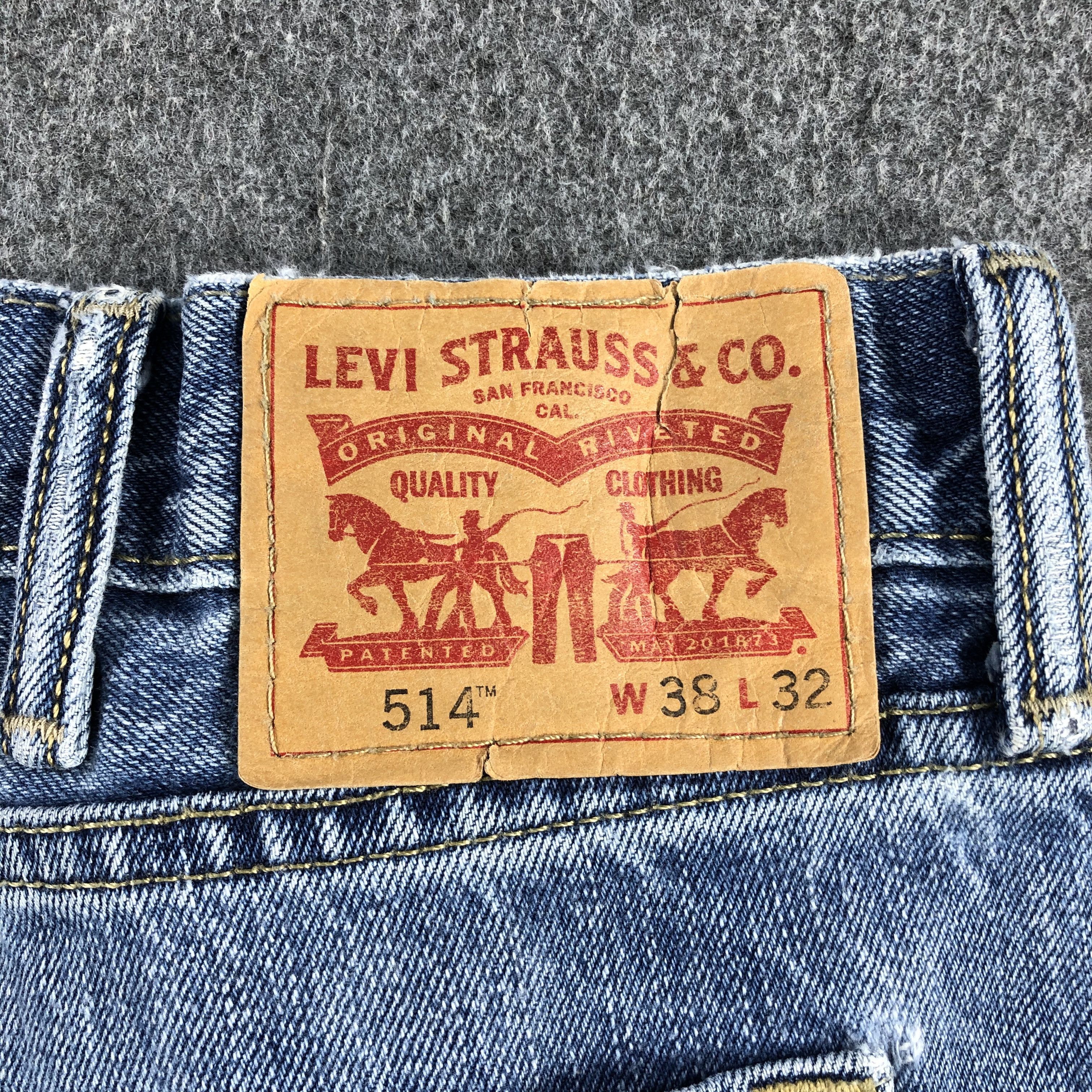 Levi's Vintage Blue Wash Levis 514 Jeans-J1461 Size US 38 / EU 54 - 5 Thumbnail