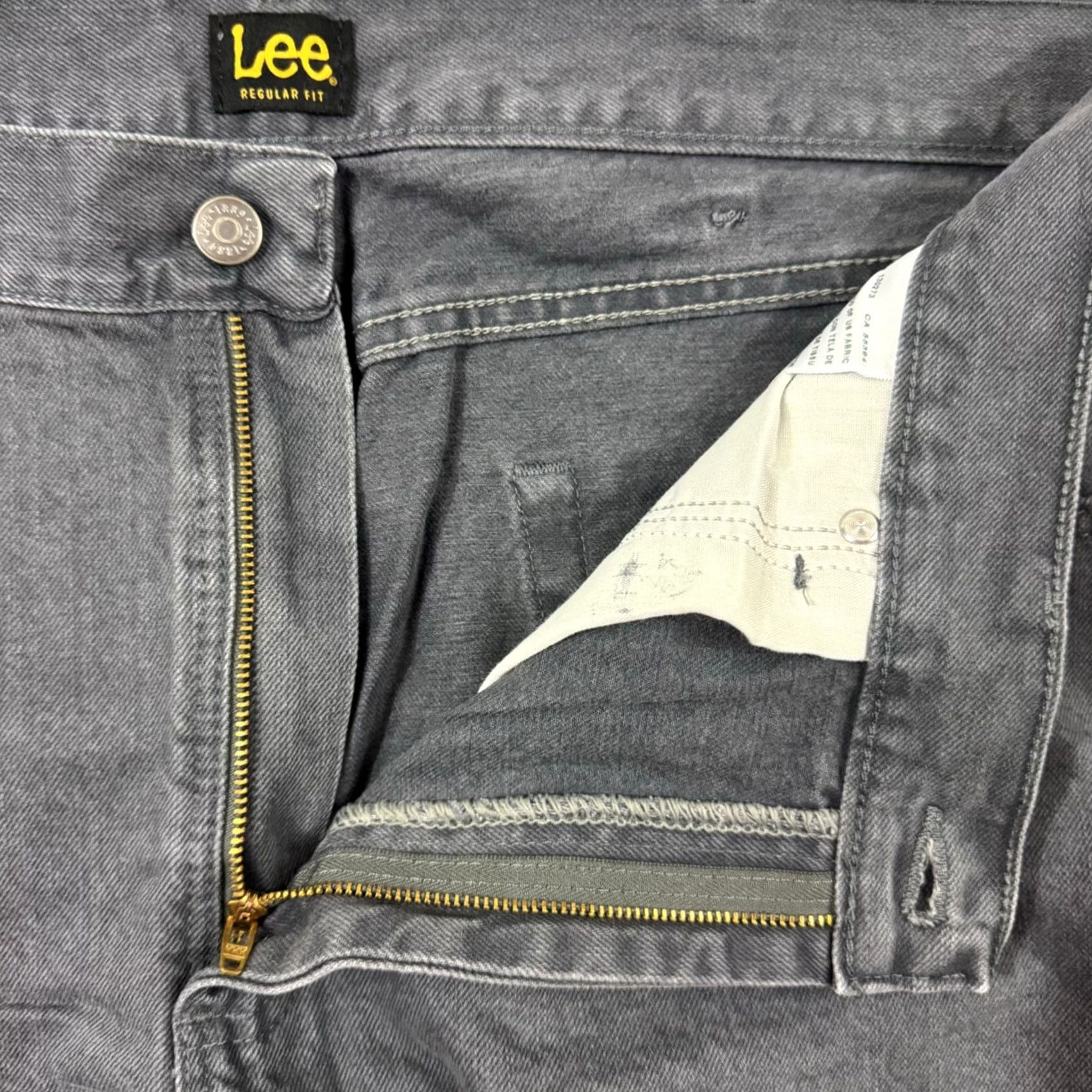 Lee VINTAGE Lee Jeans Mens 38x32 Charcoal Cowboy Cut Regular Fit Straight Leg Cotton NWT Size US 40 / EU 56 - 4 Thumbnail