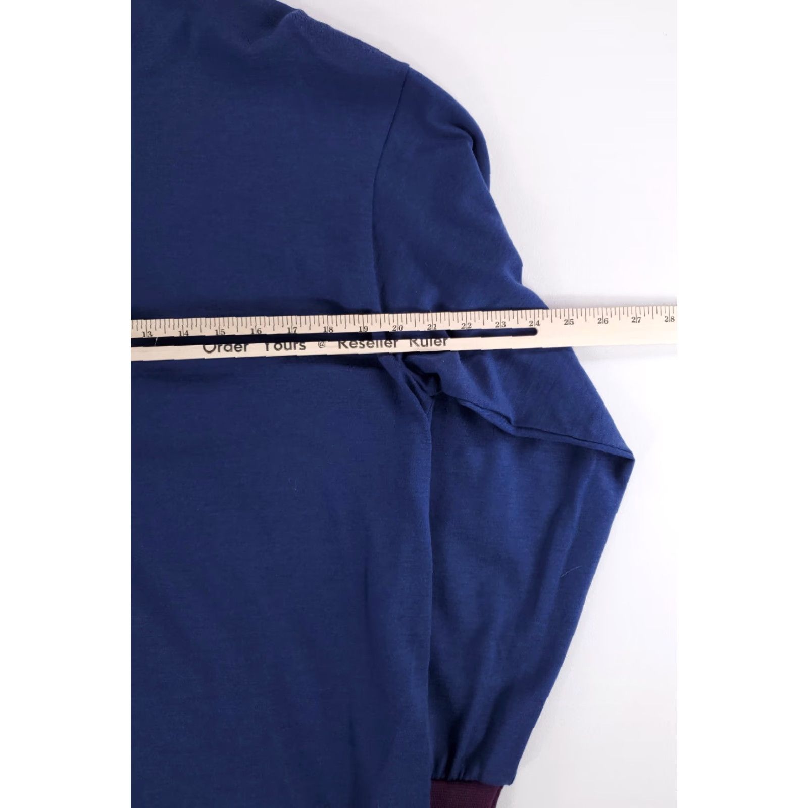 Vintage Solemare Maus & Hoffman 100% Wool Lightweight Sweater Blue Made Italy Mens M Pullover Wool Blue M Size US M / EU 48-50 / 2 - 6 Thumbnail