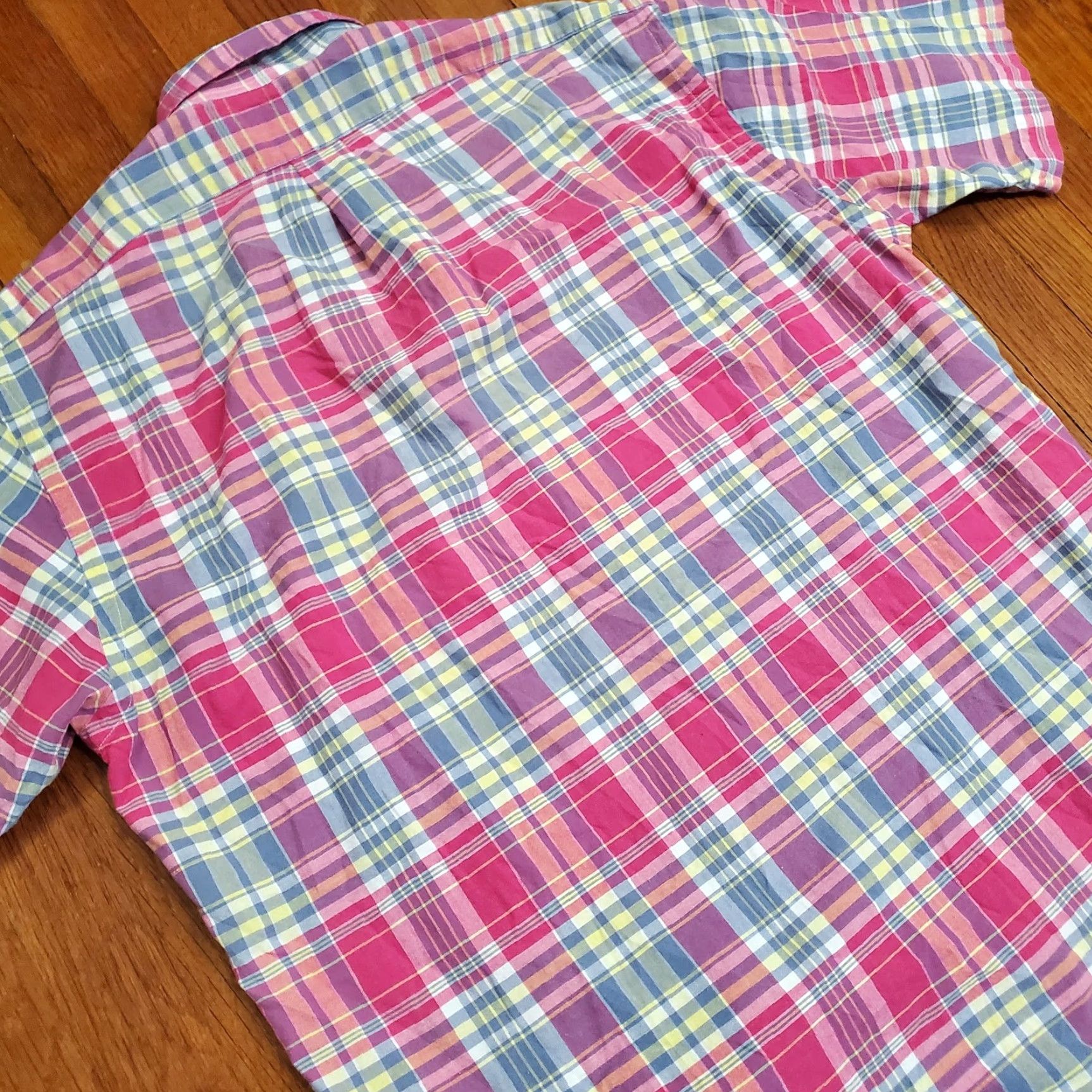 Ralph Lauren Ralph Lauren Blake Shirt Mens L Plaid Short Sleeve Button-Down Cotton Casual Size US L / EU 52-54 / 3 - 7 Thumbnail
