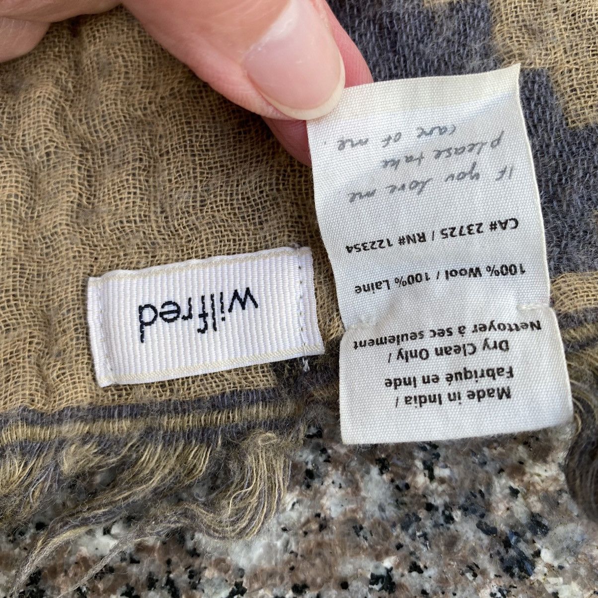 Aritzia Wilfred wool blanket scarf Size ONE SIZE - 7 Thumbnail