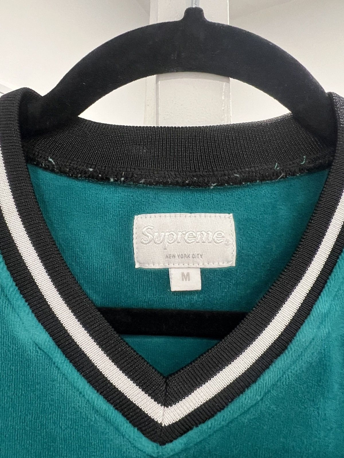 Supreme Supreme Velour baseball Jersey Size US M / EU 48-50 / 2 - 4 Thumbnail