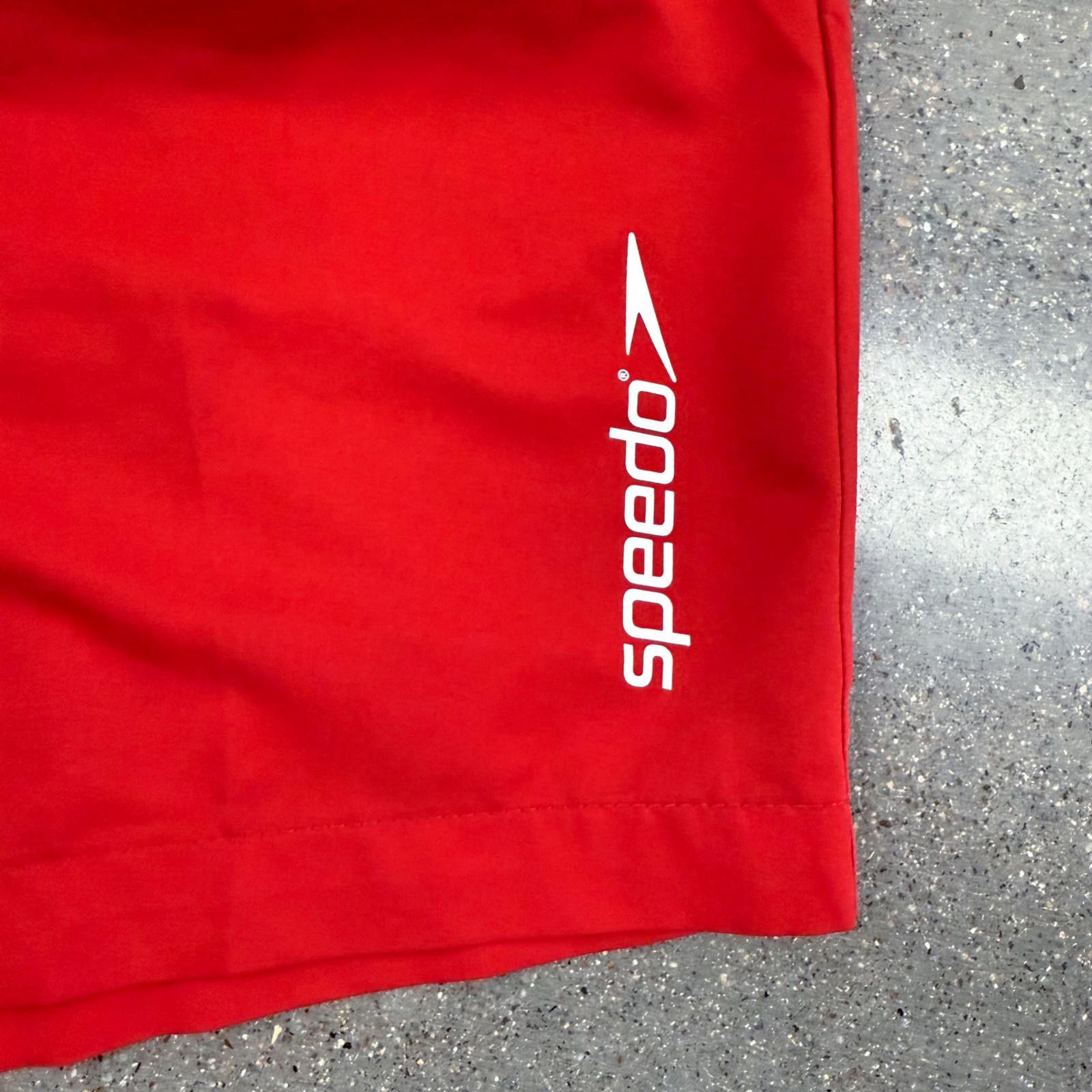 Speedo Speedo Men's Swim Trunks Red White Blue July 4th - L Size US 34 / EU 50 - 2 Thumbnail