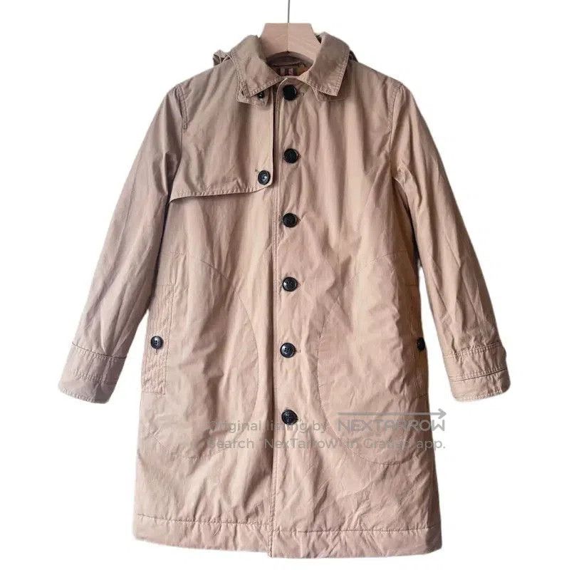 Burberry Burberry Khaki Cotton Winter Mid-Length Coat. Size M / US 6-8 / IT 42-44 - 1 Thumbnail